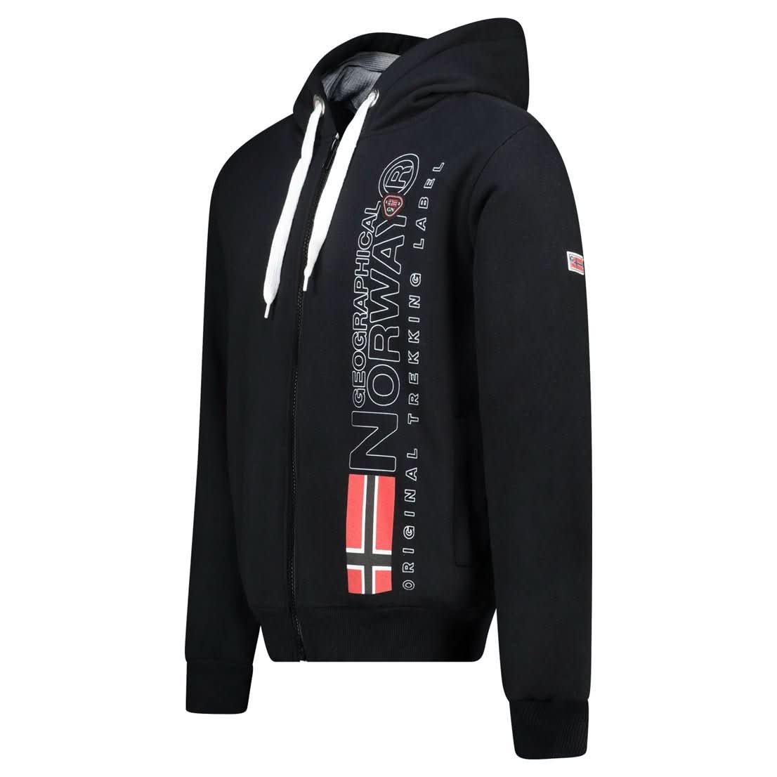Geographical Norway FOGORA Herren - Kapuzenpullover mit Aufdrucken und Flagge am Ärmel - Geographical Norway FOGORA_MEN_CLARGRIS_S_SDB-FOGORA_MEN_NOIR_S_SDB-FOGORA_MEN_BLANC_S_SDB-.FOGORA_MEN_MARINE_S_SDB-FOGORA_MEN_GRAIS_CLAIR_M_SDB-FOGORA_MEN_SCHWARZ_M_SDB-FOGORA_MEN_BLANC_M_SDB-FOGORA_MEN_MARINE_M_SDB-FOGORA_MEN_GRAIS_CLAIR_L_SDB-FOGORA_MEN_SCHWARZ_L_SDB