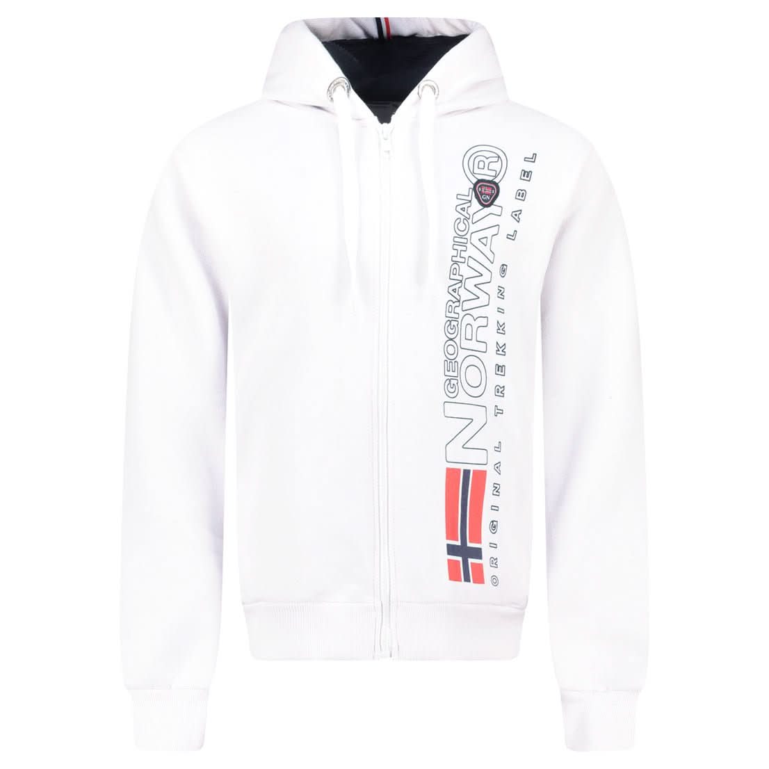 Geographical Norway FOGORA Uomo - Felpa con cappuccio con stampe e bandiera sulla manica - Geographical Norway FOGORA_MEN_GRIS_CLAIR_S_SDB-FOGORA_MEN_NOIR_SDB-FOGORA_MEN_BLANC_SDB-FOGORA_MEN_MARINE_S_SDB-FOGORA_MEN_GREY_LIGHT_M_SDB-FOGORA_MEN_BLACK_M_SDB-FOGORA_MEN_WHITE_M_SDB-FOGORA_MEN_MARINE_M_SDB-FOGORA_MEN_GREY_LIGHT_L_SDB-FOGORA_MEN_BLACK_L_SDB