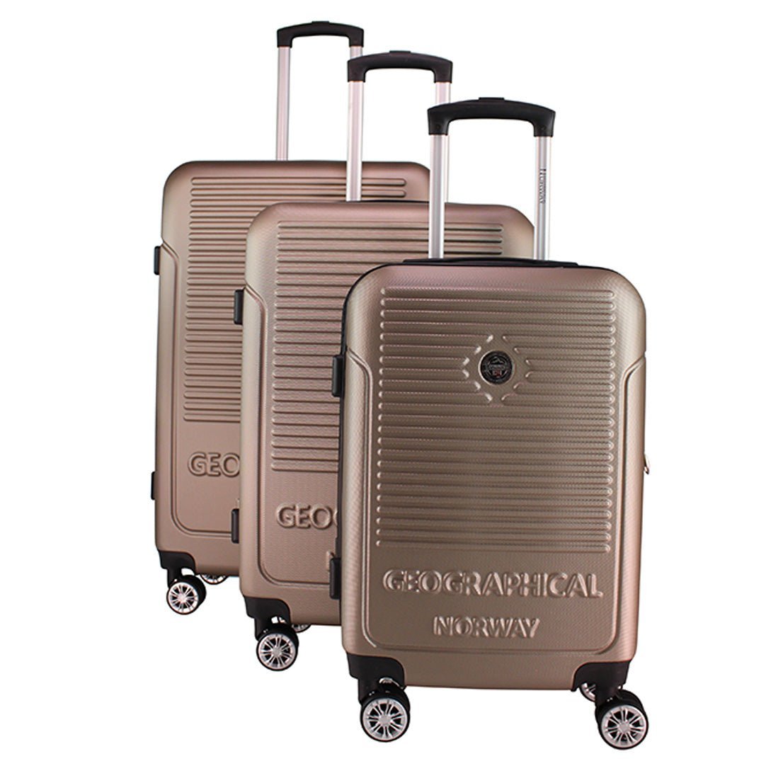 Geographical Norway SANDIEGO - Set di 3 astucci rigidi (20/24/28)