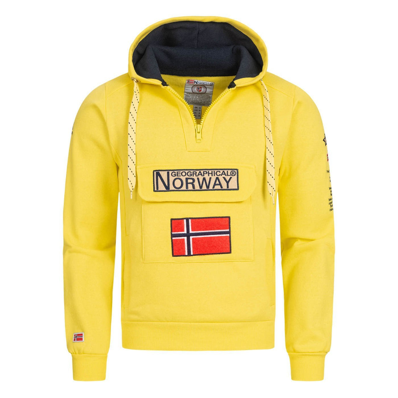 Geographical Norway Gymclass Fluo Uomo - Felpa con cappuccio - Geographical Norway GYMCLASS_MEN_VERT_FLUO_S_SDB-GYMCLASS_MEN_JAUNE_FLUO_SDB-GYMCLASS_MEN_ORANGE_FLUO_SDB-GYMCLASS_MEN_VERT_FLUO_M_SDB-GYMCLASS_MEN_YELLOW_FLUO_M_SDB-GYMCLASS_MEN_ORANGE_FLUO_M_SDB-GYMCLASS_MEN_GREEN_FLUO_L_SDB-GYMCLASS_MEN_YELLOW_FLUO_L_SDB-GYMCLASS_MEN_ORANGE_FLUO_L_SDB-GYMCLASS_MEN_GREEN_FLUO_XL_SDB