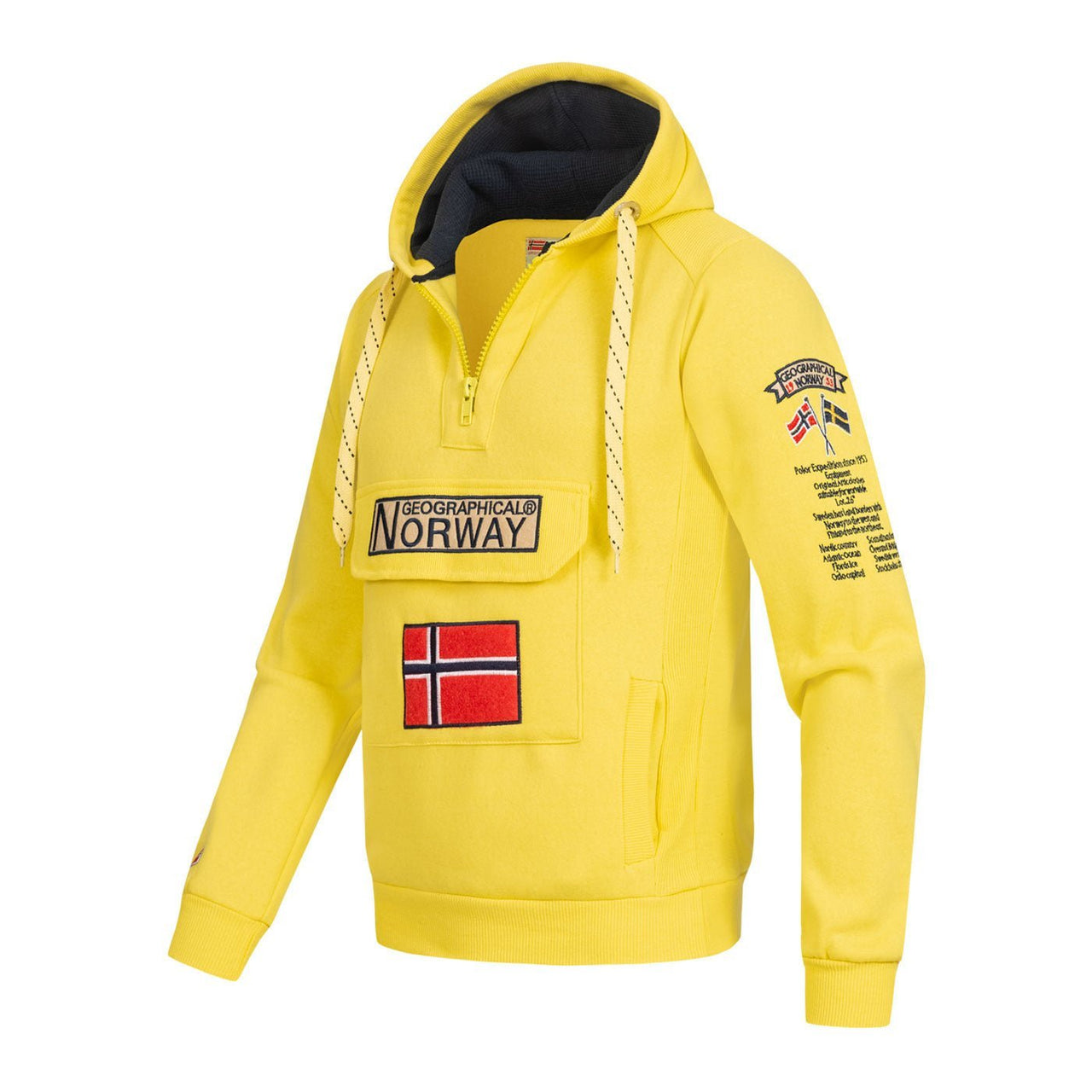 Geographical Norway Gymclass Fluo Uomo - Felpa con cappuccio - Geographical Norway GYMCLASS_MEN_VERT_FLUO_S_SDB-GYMCLASS_MEN_JAUNE_FLUO_SDB-GYMCLASS_MEN_ORANGE_FLUO_SDB-GYMCLASS_MEN_VERT_FLUO_M_SDB-GYMCLASS_MEN_YELLOW_FLUO_M_SDB-GYMCLASS_MEN_ORANGE_FLUO_M_SDB-GYMCLASS_MEN_GREEN_FLUO_L_SDB-GYMCLASS_MEN_YELLOW_FLUO_L_SDB-GYMCLASS_MEN_ORANGE_FLUO_L_SDB-GYMCLASS_MEN_GREEN_FLUO_XL_SDB