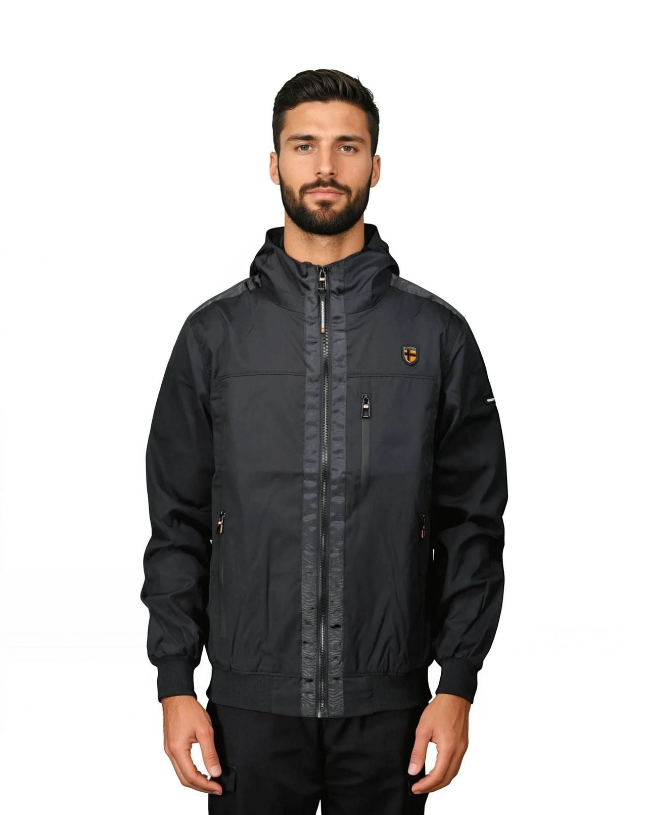 Geographical Norway BACARY Homme - Spring Jacket Réversible avec Capuche - Geographical Norway BACARY_MEN_MARINE_S_SDB-BACARY_MEN_MARINE_M_SDB-BACARY_MEN_MARINE_L_SDB-BACARY_MEN_MARINE_XL_SDB-BACARY_MEN_MARINE_XXL_SDB-BACARY_MEN_MARINE_3XL_SDB-BACARY_MEN_NOIR_S_SDB-BACARY_MEN_NOIR_M_SDB-BACARY_MEN_NOIR_L_SDB-BACARY_MEN_NOIR_XL_SDB