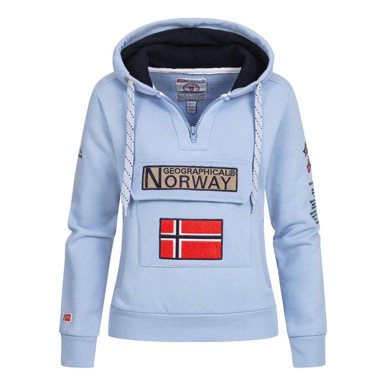 Geographical Norway Gymclass Femme - Sweat à capuche - Geographical Norway GYMCLASS_LADY_BLANC_S_SDB-GYMCLASS_LADY_BLEU_PETROLE_S_SDB-GYMCLASS_LADY_BLEU_ROYAL_S_SDB-GYMCLASS_LADY_BLEU_CIEL_S_SDB-GYMCLASS_LADY_BORDEAUX_S_SDB-GYMCLASS_LADY_GRENAT_S_SDB-GYMCLASS_LADY_GRIS_FONCE_S_SDB-GYMCLASS_LADY_GRIS_CLAIR_S_SDB-GYMCLASS_LADY_MARINE_S_SDB-GYMCLASS_LADY_KAKI_S_SDB