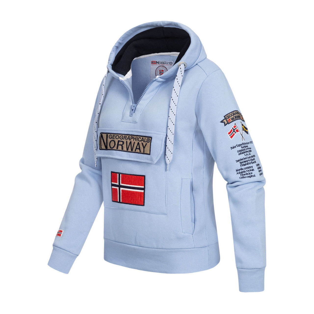 Geographical Norway Gymclass Damen - Kapuzenpullover - Geographical Norway GYMCLASS_LADY_BLANC_S_SDB-GYMCLASS_LADY_BLEU_PETROLE_S_SDB-GYMCLASS_LADY_BLEU_ROYAL_S_SDB-GYMCLASS_LADY_BLEU_CIEL_S_SDB-.GYMCLASS_LADY_BORDEAUX_S_SDB-GYMCLASS_LADY_GRENAT_S_S_SDB-GYMCLASS_LADY_GRAU_FONCE_S_SDB-GYMCLASS_LADY_GRAU_CLAIR_S_SDB-GYMCLASS_LADY_MARINE_S_S_SDB-GYMCLASS_LADY_KAKI_S_S_SDB