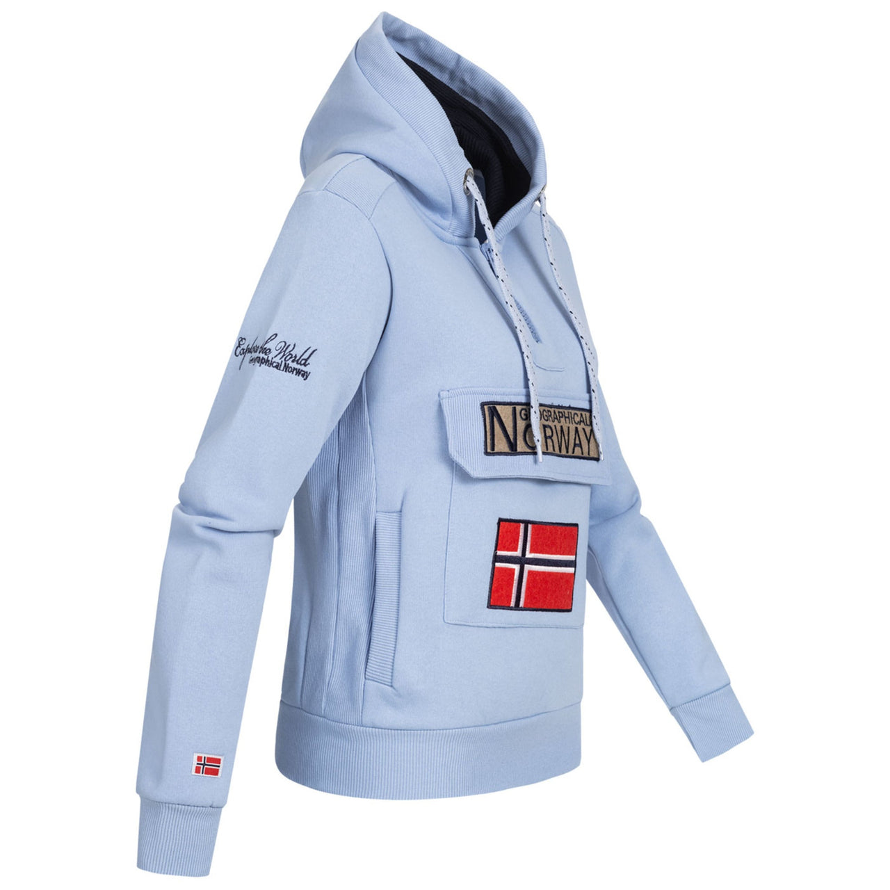Geographical Norway Gymclass Donna - Felpa con cappuccio - Geographical Norway GYMCLASS_LADY_BLANC_S_SDB-GYMCLASS_LADY_BLEU_PETROLE_S_SDB-GYMCLASS_LADY_BLEU_ROYAL_SDB-GYMCLASS_LADY_BLEU_CIEL_SDB-GYMCLASS_LADY_BORDEAUX_SDB-GYMCLASS_LADY_GRENAT_SDB-GYMCLASS_LADY_GRIS_FONCE_SDB-GYMCLASS_LADY_GRIS_CLAIR_SDB-GYMCLASS_LADY_MARINE_SDB-GYMCLASS_LADY_KAKI_SDB