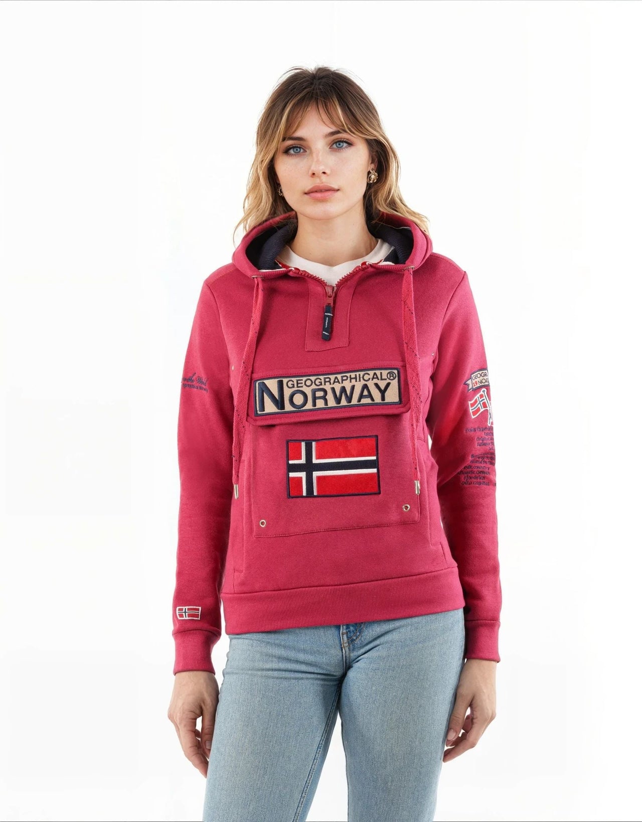 Geographical Norway Gymclass Women - Hooded sweatshirt - Geographical Norway GYMCLASS_LADY_BLANC_S_SDB-GYMCLASS_LADY_BLEU_PETROLE_S_SDB-GYMCLASS_LADY_BLEU_ROYAL_S_SDB-GYMCLASS_LADY_BLEU_CIEL_S_SDB-GYMCLASS_LADY_BORDEAUX_S_SDB-GYMCLASS_LADY_GRENAT_S_SDB-GYMCLASS_LADY_GRIS_FONCE_S_SDB-GYMCLASS_LADY_GRIS_CLAIR_SDB-GYMCLASS_LADY_MARINE_S_SDB-GYMCLASS_LADY_KAKI_S_SDB