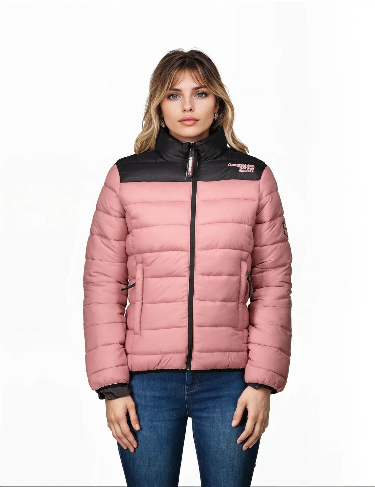 Geographical Norway ATIKOCLERC Women - Lightweight Quilted Jacket in Polyamide - Geographical Norway ATIKOCLERC_LADY_BASIC_VIEUX_ROSE_SDB-ATIKOCLERC_LADY_BASIC_ROSE_FLASH_S_SDB-ATIKOCLERC_LADY_BASIC_BEIGE_S_SDB-ATIKOCLERC_LADY_BASIC_GRIS_FONCE_S_SDB-ATIKOCLERC_LADY_BASIC_MOUTARDE_SDB-ATIKOCLERC_LADY_BASIC_MARINE_SDB-ATIKOCLERC_LADY_BASIC_VIEUX_ROSE_M_SDB-ATIKOCLERC_LADY_BASIC_ROSE_FLASH_M_SDB-ATIKOCLERC_LADY_BASIC_BEIGE_M_SDB-ATIKOCLERC_LADY_BASIC_GRIS_FONCE_M_SDB