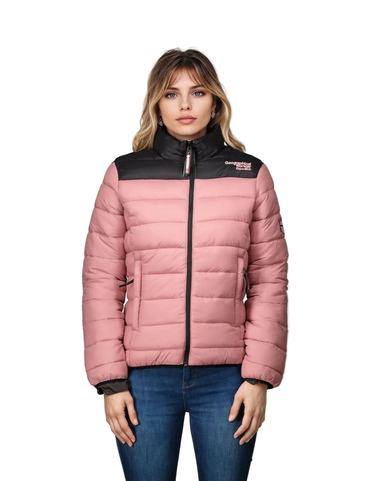 Geographical Norway ATIKOCLERC Women - Lightweight Quilted Jacket in Polyamide - Geographical Norway ATIKOCLERC_LADY_BASIC_VIEUX_ROSE_SDB-ATIKOCLERC_LADY_BASIC_ROSE_FLASH_S_SDB-ATIKOCLERC_LADY_BASIC_BEIGE_S_SDB-ATIKOCLERC_LADY_BASIC_GRIS_FONCE_S_SDB-ATIKOCLERC_LADY_BASIC_MOUTARDE_SDB-ATIKOCLERC_LADY_BASIC_MARINE_SDB-ATIKOCLERC_LADY_BASIC_VIEUX_ROSE_M_SDB-ATIKOCLERC_LADY_BASIC_ROSE_FLASH_M_SDB-ATIKOCLERC_LADY_BASIC_BEIGE_M_SDB-ATIKOCLERC_LADY_BASIC_GRIS_FONCE_M_SDB