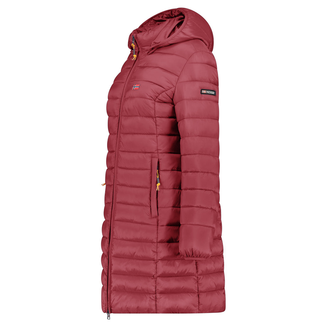 Geographical Norway ATIKOLOR LONG HOOD Femme - Blouson Bordeaux