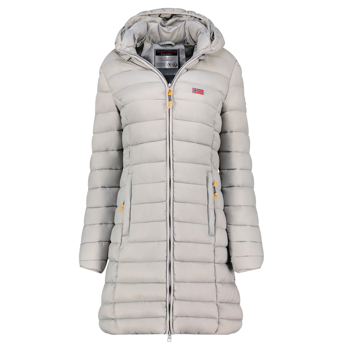 Geographical Norway ATIKOLOR LONG HOOD Femme - Blouson Camel