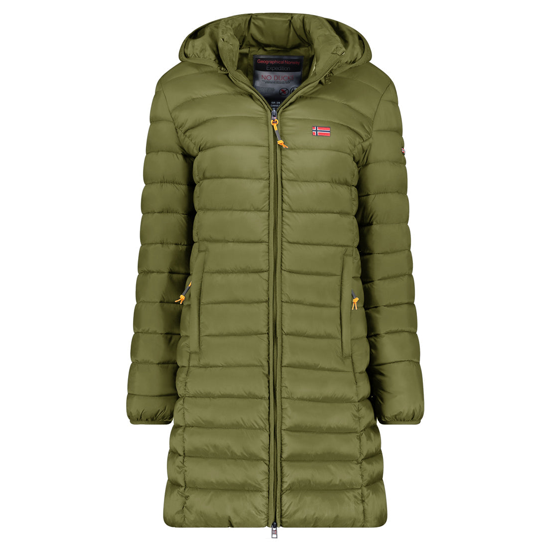 Geographical Norway ATIKOLOR LONG HOOD Femme - Blouson Moutarde