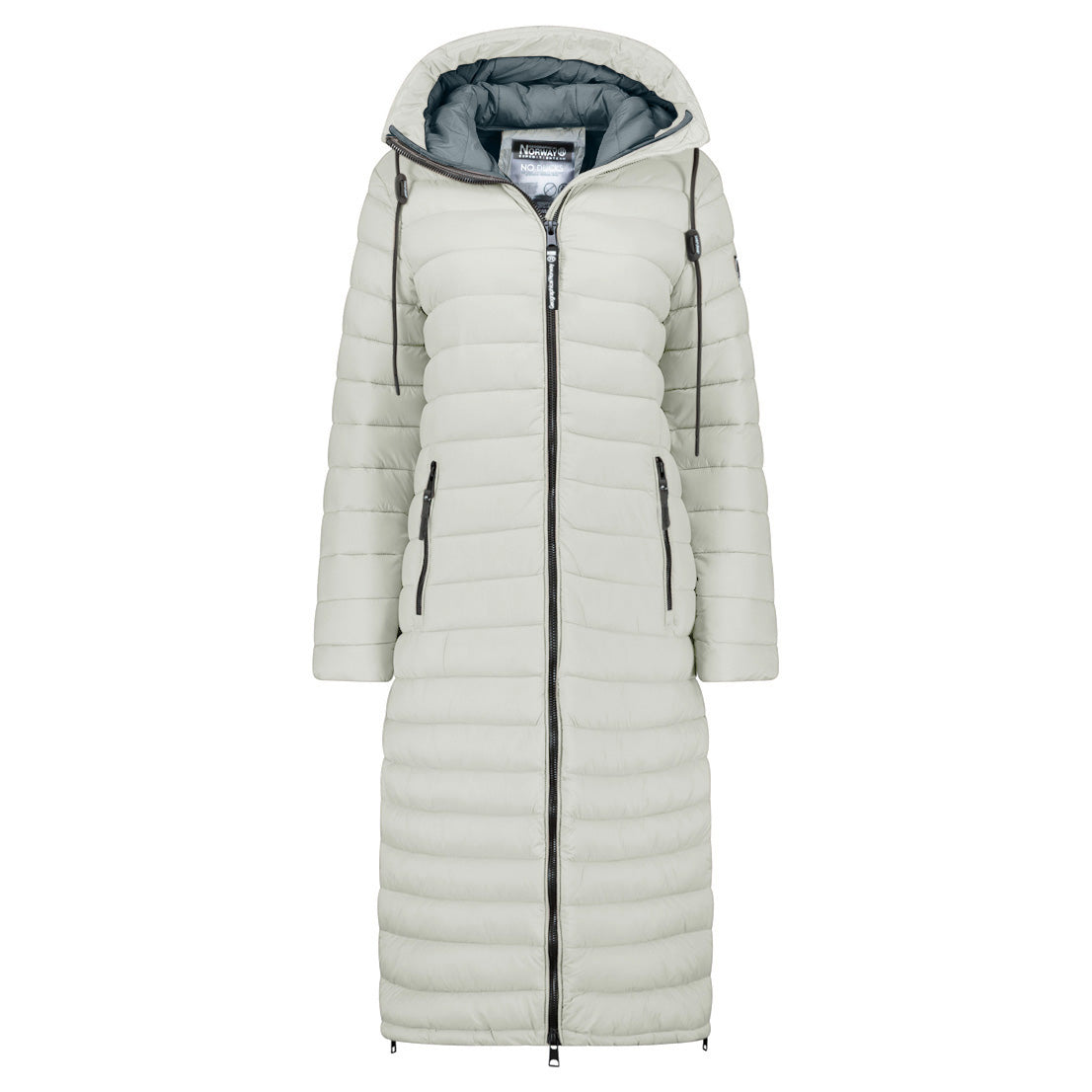 Geographical Norway AZULE LONG Femme - Blouson Bleu Clair