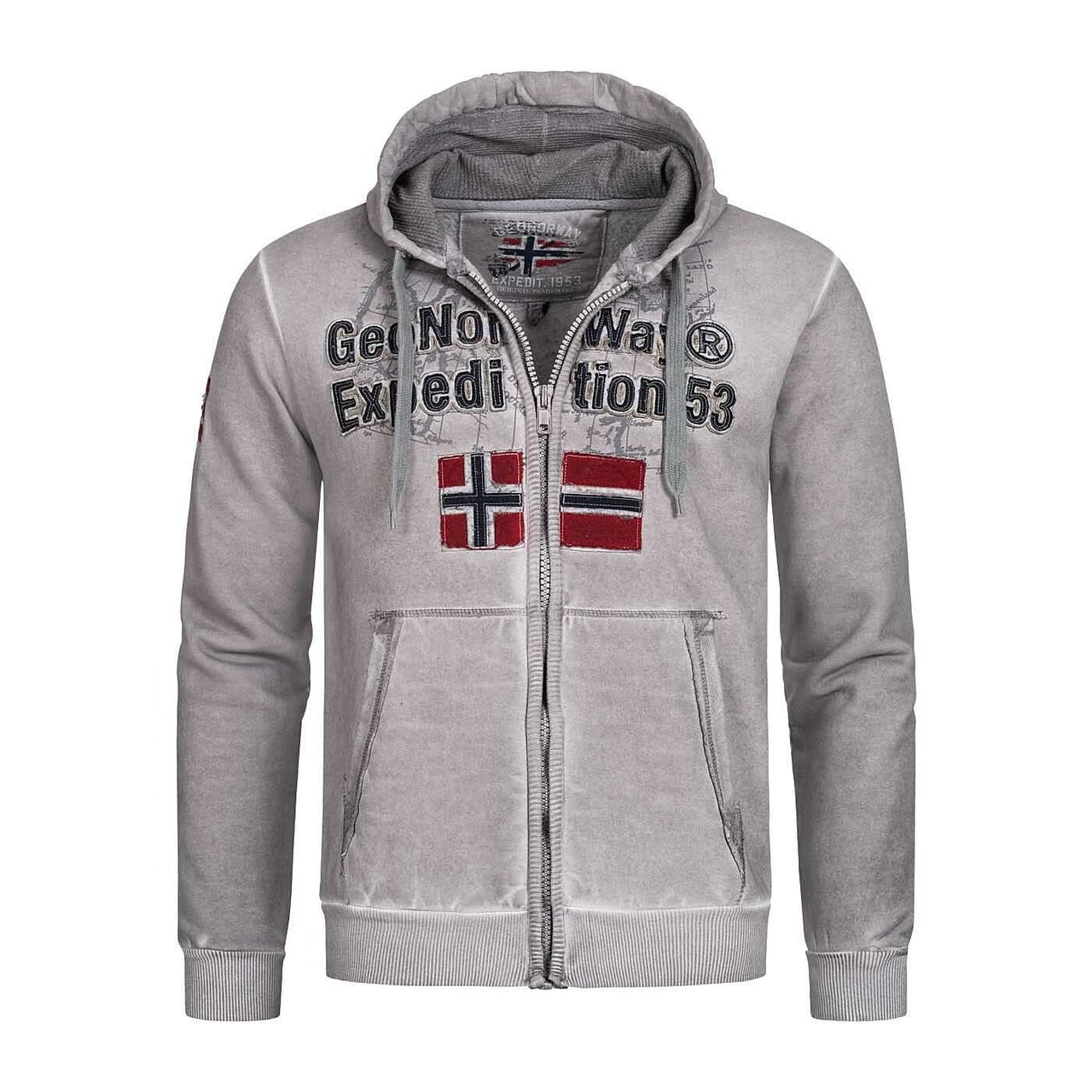 Geographical Norway Gimdo Homme - Sweat à capuche - Geographical Norway GIMDO_MEN_GRIS_CLAIR_M_SDB-GIMDO_MEN_GRIS_CLAIR_L_SDB-GIMDO_MEN_GRIS_CLAIR_XL_SDB-GIMDO_MEN_GRIS_CLAIR_XXL_SDB-GIMDO_MEN_GRIS_FONCE_S_SDB-GIMDO_MEN_GRIS_FONCE_M_SDB-GIMDO_MEN_GRIS_FONCE_L_SDB-GIMDO_MEN_GRIS_FONCE_XL_SDB-GIMDO_MEN_GRIS_FONCE_XXL_SDB-GIMDO_MEN_GRIS_FONCE_3XL_SDB