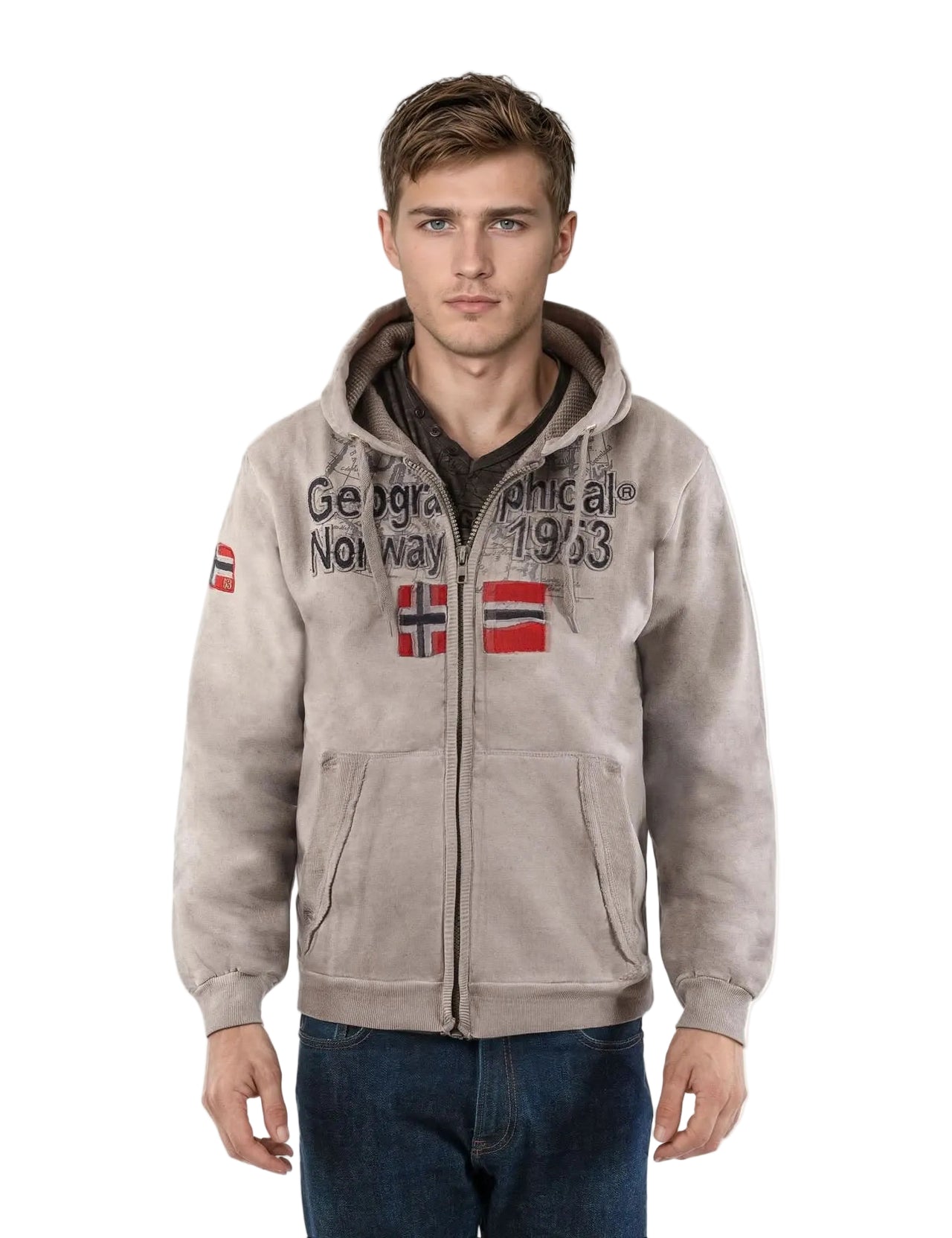 Geographical Geographical Norway Gimdo Hombre - Sudadera con capucha - Geographical Norway GIMDO_MEN_GRIS_CLAIR_M_SDB-GIMDO_MEN_GRIS_CLAIR_L_SDB-GIMDO_MEN_GRIS_CLAIR_XL_SDB-GIMDO_MEN_GRIS_CLAIR_XXL_SDB-GIMDO_MEN_GRIS_FONCE_S_SDB-GIMDO_MEN_GRIS_FONCE_M_SDB-GIMDO_MEN_GRIS_FONCE_L_SDB-GIMDO_MEN_GRIS_FONCE_XL_SDB-GIMDO_MEN_GRIS_FONCE_XXL_SDB-GIMDO_MEN_GRIS_FONCE_3XL_SDB