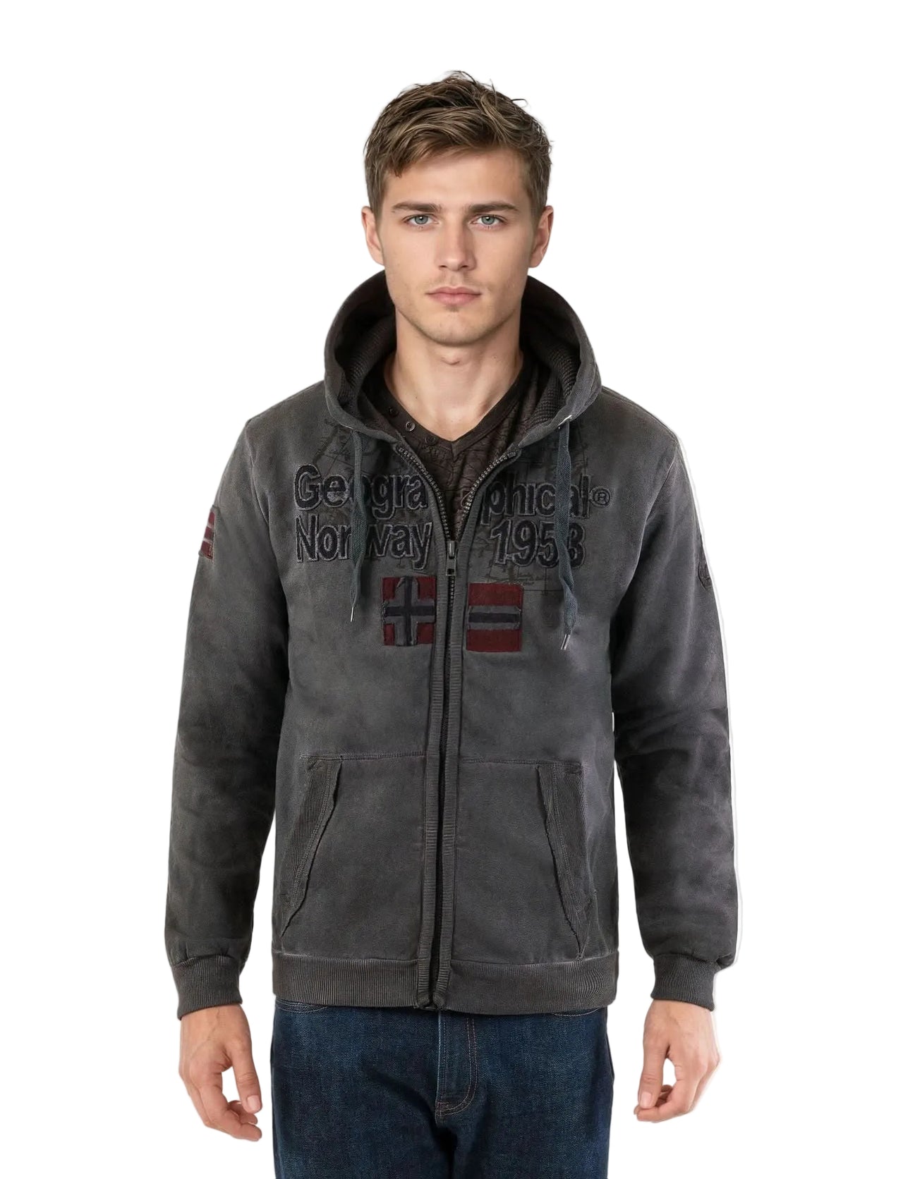 Geographical Geographical Norway Gimdo Hombre - Sudadera con capucha - Geographical Norway GIMDO_MEN_GRIS_CLAIR_M_SDB-GIMDO_MEN_GRIS_CLAIR_L_SDB-GIMDO_MEN_GRIS_CLAIR_XL_SDB-GIMDO_MEN_GRIS_CLAIR_XXL_SDB-GIMDO_MEN_GRIS_FONCE_S_SDB-GIMDO_MEN_GRIS_FONCE_M_SDB-GIMDO_MEN_GRIS_FONCE_L_SDB-GIMDO_MEN_GRIS_FONCE_XL_SDB-GIMDO_MEN_GRIS_FONCE_XXL_SDB-GIMDO_MEN_GRIS_FONCE_3XL_SDB