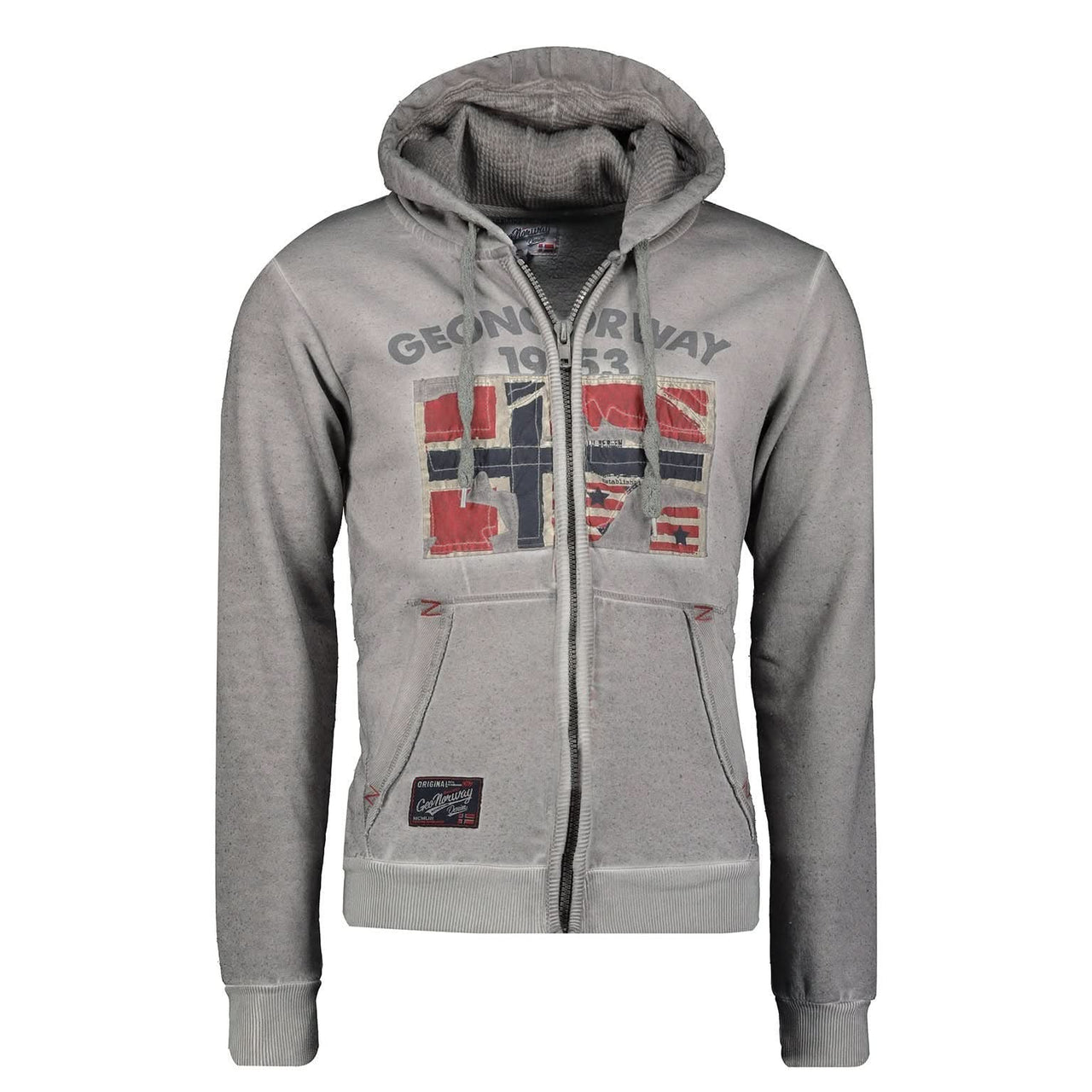 Geographical Norway Gotz Homme - Pull a capuche zippé - Geographical Norway GOTZ_MEN_BLEU_M_EO_SDB-GOTZ_MEN_BLEU_L_EO_SDB-GOTZ_MEN_BLEU_XL_EO_SDB-GOTZ_MEN_BLEU_XXL_EO_SDB-GOTZ_MEN_BLEU_3XL_EO_SDB-GOTZ_MEN_GRIS_CLAIR_M_EO_SDB-GOTZ_MEN_GRIS_CLAIR_L_EO_SDB-GOTZ_MEN_GRIS_CLAIR_XL_EO_SDB-GOTZ_MEN_GRIS_CLAIR_XXL_EO_SDB-GOTZ_MEN_GRIS_CLAIR_3XL_EO_SDB