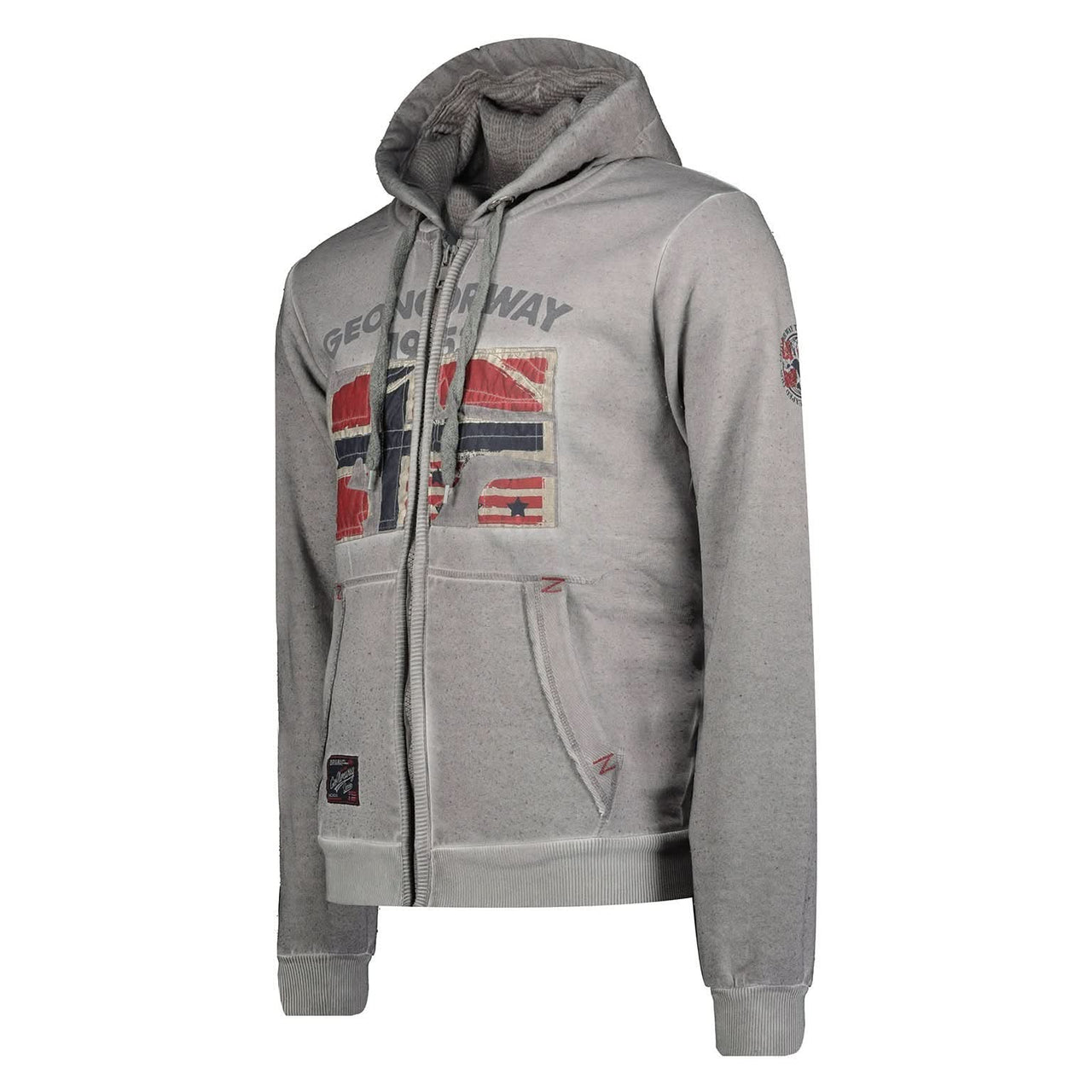 Geographical Norway Gotz Homme - Pull a capuche zippé - Geographical Norway GOTZ_MEN_BLEU_M_EO_SDB-GOTZ_MEN_BLEU_L_EO_SDB-GOTZ_MEN_BLEU_XL_EO_SDB-GOTZ_MEN_BLEU_XXL_EO_SDB-GOTZ_MEN_BLEU_3XL_EO_SDB-GOTZ_MEN_GRIS_CLAIR_M_EO_SDB-GOTZ_MEN_GRIS_CLAIR_L_EO_SDB-GOTZ_MEN_GRIS_CLAIR_XL_EO_SDB-GOTZ_MEN_GRIS_CLAIR_XXL_EO_SDB-GOTZ_MEN_GRIS_CLAIR_3XL_EO_SDB