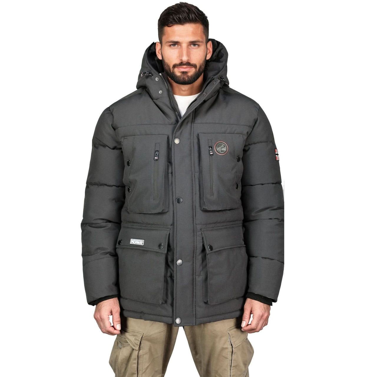 Geographical Norway Albert Homme - Parka - Geographical Norway ALBERT_MEN_KAKI_S_SDB-ALBERT_MEN_BLANC_S_SDB-ALBERT_MEN_BEIGE_S_S_SDB-ALBERT_MEN_KAKI_M_SDB-.ALBERT_MEN_WEISS_M_SDB-ALBERT_MEN_BEIGE_M_SDB-ALBERT_MEN_KAKI_L_SDB-ALBERT_MEN_BLANC_L_SDB-ALBERT_MEN_BEIGE_L_SDB-ALBERT_MEN_BLANC_XL_SDB