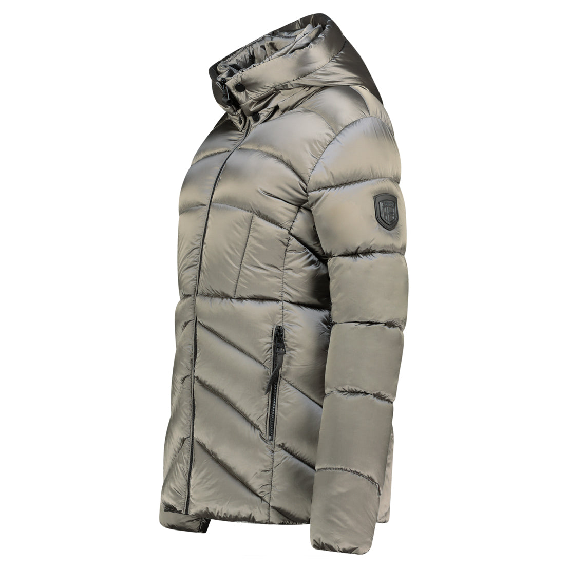 Geographical Norway BLANCHE SHORT Femme - Blouson Gris Clair