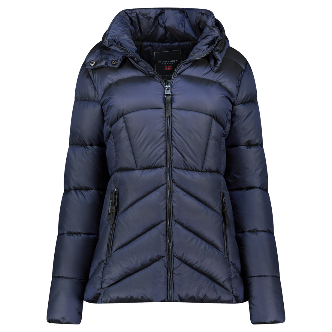 Geographical Norway BLANCHE SHORT Femme - Blouson Gris Clair