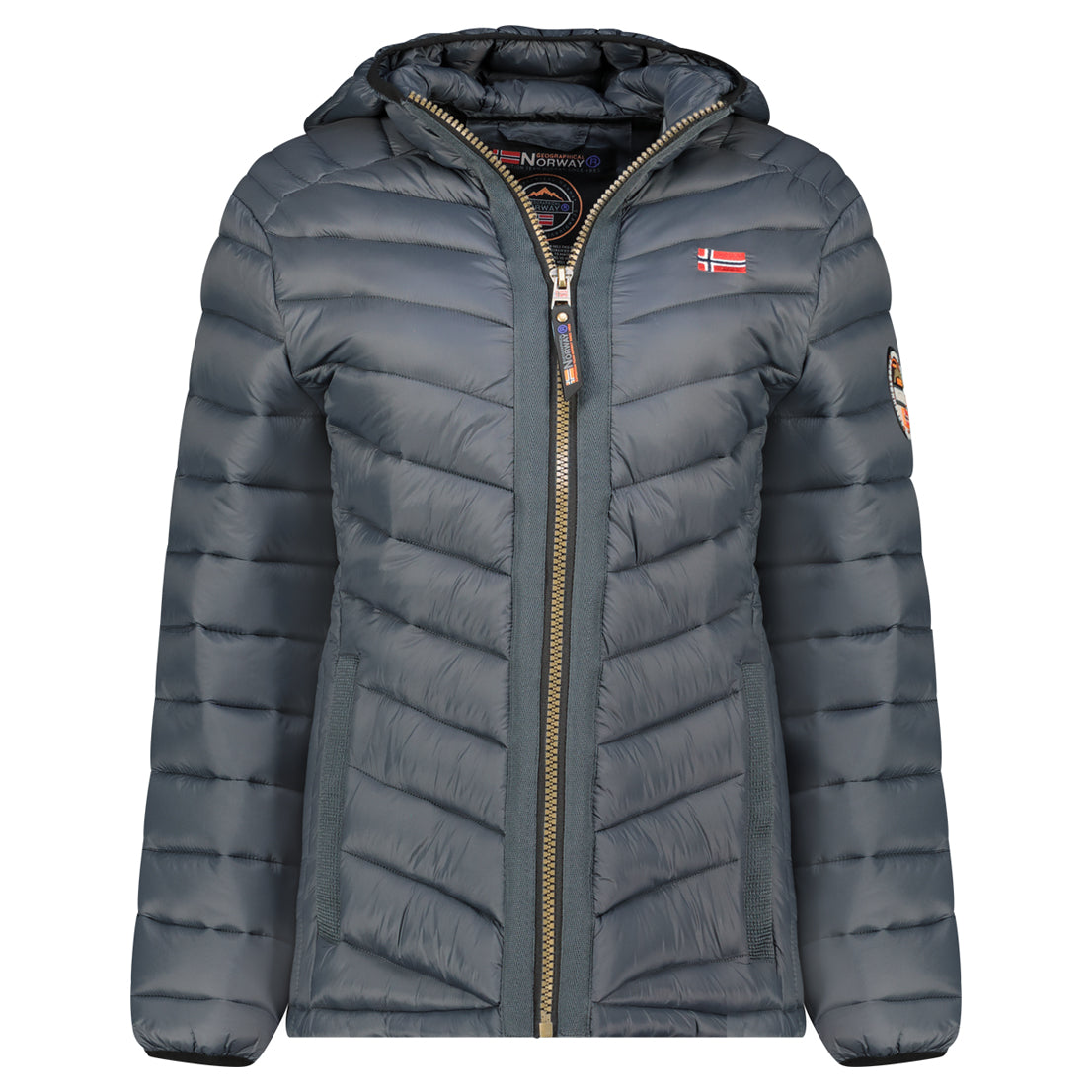 Geographical Norway CARLITI HOOD Femme - Blouson Bordeaux