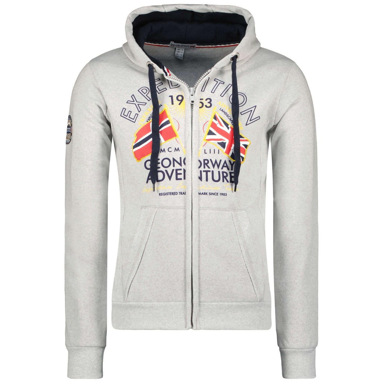 Geographical Norway Flepto Homme - Kapuzenpullover - Geographical Norway FLEPTO_MEN_GRIS_CLAIR_S_SDB-FLEPTO_MEN_GRIS_CLAIR_M_SDB-FLEPTO_MEN_GRIS_CLAIR_L_SDB-.FLEPTO_MEN_HELLGRAU_XL_SDB-FLEPTO_MEN_HELLGRAU_XXL_SDB-FLEPTO_MEN_HELLGRAU_3XL_SDB-FLEPTO_MEN_MARINE_S_SDB-FLEPTO_MEN_MARINE_M_SDB-FLEPTO_MEN_MARINE_L_SDB-FLEPTO_MEN_MARINE_XL_SDB