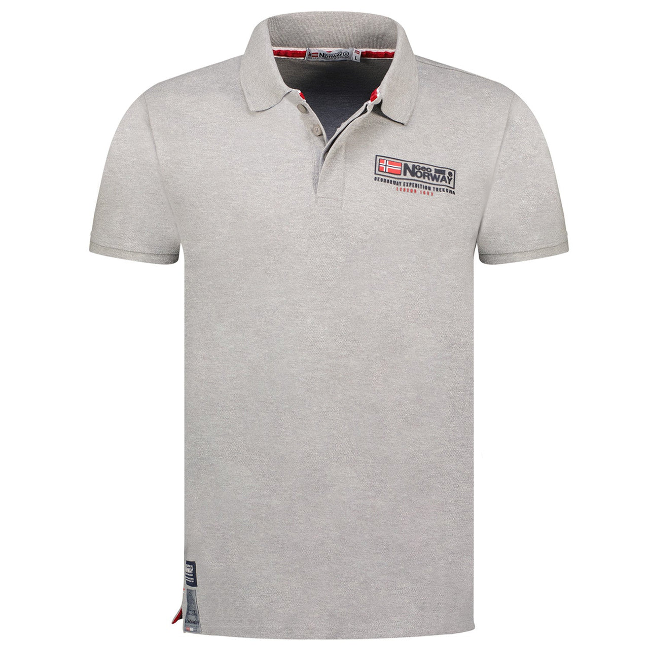 Geographical Norway KOFFROY Homme - Polo Short Sleeve 100% Cotton - Geographical Norway KOFFROY_MEN_GRIS_CLAIR_S_SDB-KOFFROY_MEN_GRIS_CLAIR_M_SDB-KOFFROY_MEN_GRIS_CLAIR_L_SDB-KOFFROY_MEN_GRIS_CLAIR_XL_SDB-KOFFROY_MEN_GRIS_CLAIR_XXL_SDB-KOFFROY_MEN_GRIS_CLAIR_3XL_SDB-KOFFROY_MEN_NOIR_S_SDB-KOFFROY_MEN_NOIR_M_SDB-KOFFROY_MEN_NOIR_L_SDB-KOFFROY_MEN_NOIR_XL_SDB