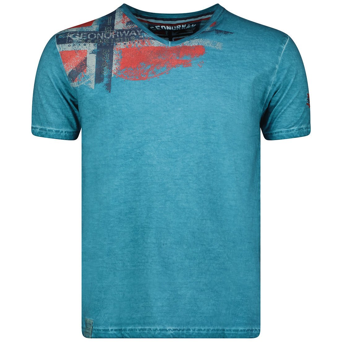 Geographical Norway Jimac Homme - T-shirt col V, manches courtes - Geographical Norway JIMAC_MEN_MARINE_M_SDB-JIMAC_MEN_KAKI_M_SDB-JIMAC_MEN_GRIS_CLAIR_M_SDB-JIMAC_MEN_BLEU_M_SDB-JIMAC_MEN_GRIS_CLAIR_L_SDB-JIMAC_MEN_MARINE_L_SDB-JIMAC_MEN_BLEU_L_SDB-JIMAC_MEN_KAKI_L_SDB-JIMAC_MEN_MARINE_XL_SDB-JIMAC_MEN_BLEU_XL_SDB