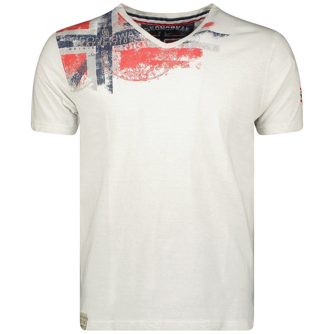 Geographical Norway Jimac Homme - T-shirt col V, manches courtes - Geographical Norway JIMAC_MEN_MARINE_M_SDB-JIMAC_MEN_KAKI_M_SDB-JIMAC_MEN_GRIS_CLAIR_M_SDB-JIMAC_MEN_BLEU_M_SDB-JIMAC_MEN_GRIS_CLAIR_L_SDB-JIMAC_MEN_MARINE_L_SDB-JIMAC_MEN_BLEU_L_SDB-JIMAC_MEN_KAKI_L_SDB-JIMAC_MEN_MARINE_XL_SDB-JIMAC_MEN_BLEU_XL_SDB