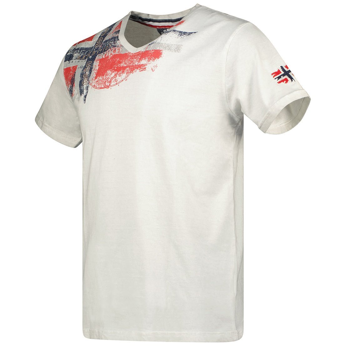 Geographical Norway Jimac Homme - T-shirt col V, manches courtes - Geographical Norway JIMAC_MEN_MARINE_M_SDB-JIMAC_MEN_KAKI_M_SDB-JIMAC_MEN_GRIS_CLAIR_M_SDB-JIMAC_MEN_BLEU_M_SDB-JIMAC_MEN_GRIS_CLAIR_L_SDB-JIMAC_MEN_MARINE_L_SDB-JIMAC_MEN_BLEU_L_SDB-JIMAC_MEN_KAKI_L_SDB-JIMAC_MEN_MARINE_XL_SDB-JIMAC_MEN_BLEU_XL_SDB