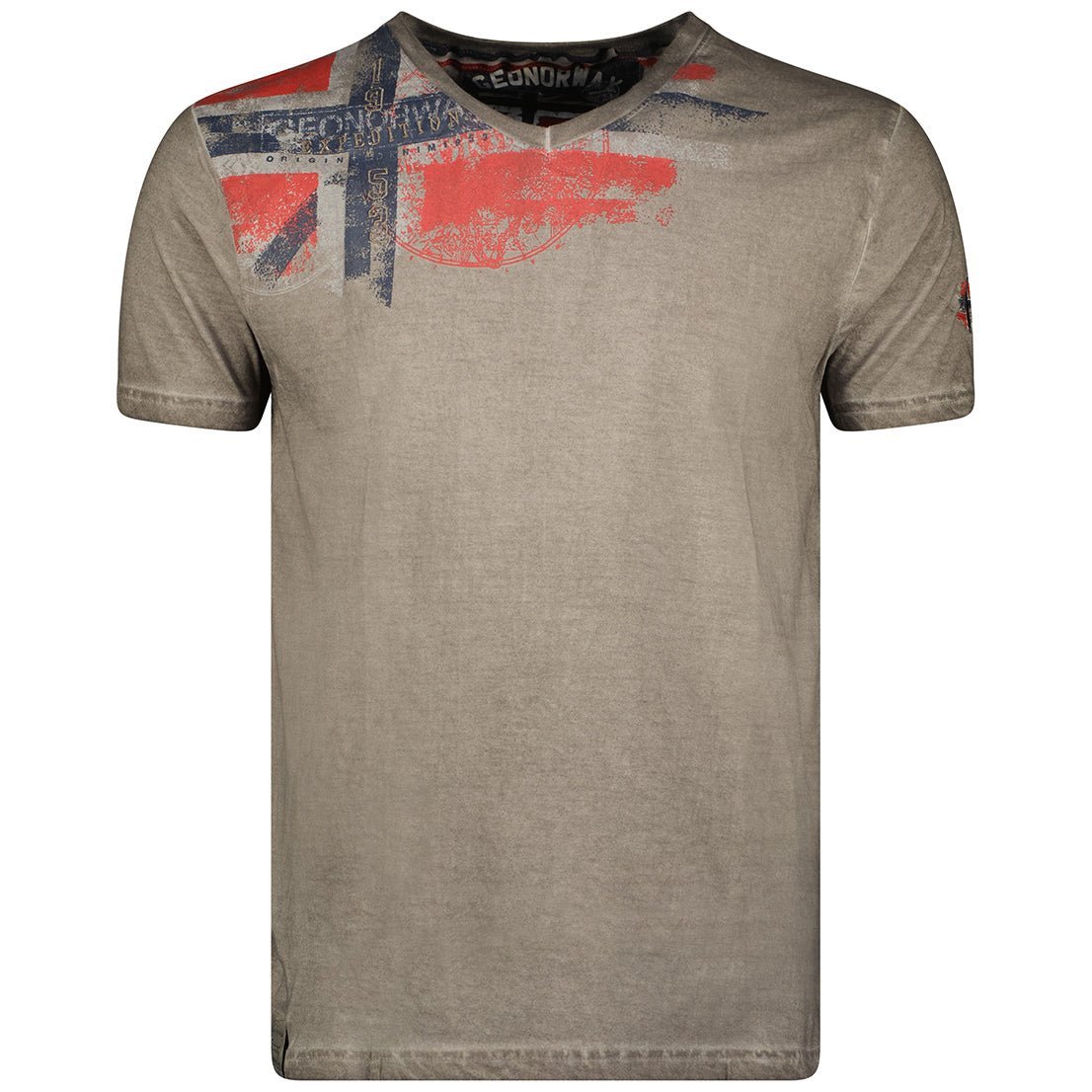 Geographical Norway Jimac Homme - T-shirt col V, manches courtes - Geographical Norway JIMAC_MEN_MARINE_M_SDB-JIMAC_MEN_KAKI_M_SDB-JIMAC_MEN_GRIS_CLAIR_M_SDB-JIMAC_MEN_BLEU_M_SDB-JIMAC_MEN_GRIS_CLAIR_L_SDB-JIMAC_MEN_MARINE_L_SDB-JIMAC_MEN_BLEU_L_SDB-JIMAC_MEN_KAKI_L_SDB-JIMAC_MEN_MARINE_XL_SDB-JIMAC_MEN_BLEU_XL_SDB