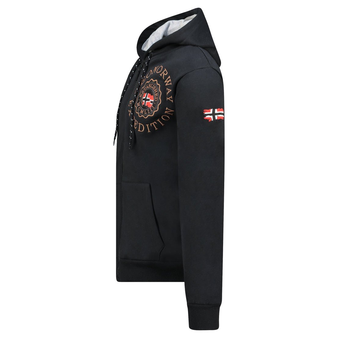 Geographical Norway GEGANTO Homme - Kapuzenpullover mit Aufdrucken und Flagge - Geographical Norway GEGANTO_MEN_GRIS_CLAIR_S_SDB-GEGANTO_MEN_BLANC_S_SDB-GEGANTO_MEN_GRIS_CLAIR_M_SDB-.GEGANTO_MEN_BLANC_M_SDB-GEGANTO_MEN_GRIS_CLAIR_L_SDB-GEGANTO_MEN_BLANC_L_SDB-GEGANTO_MEN_GRIS_CLAIR_XL_SDB-GEGANTO_MEN_MEN_BLANC_XL_SDB-GEGANTO_MEN_GRIS_CLAIR_XXL_SDB-GEGANTO_MEN_BLANC_XXL_SDB