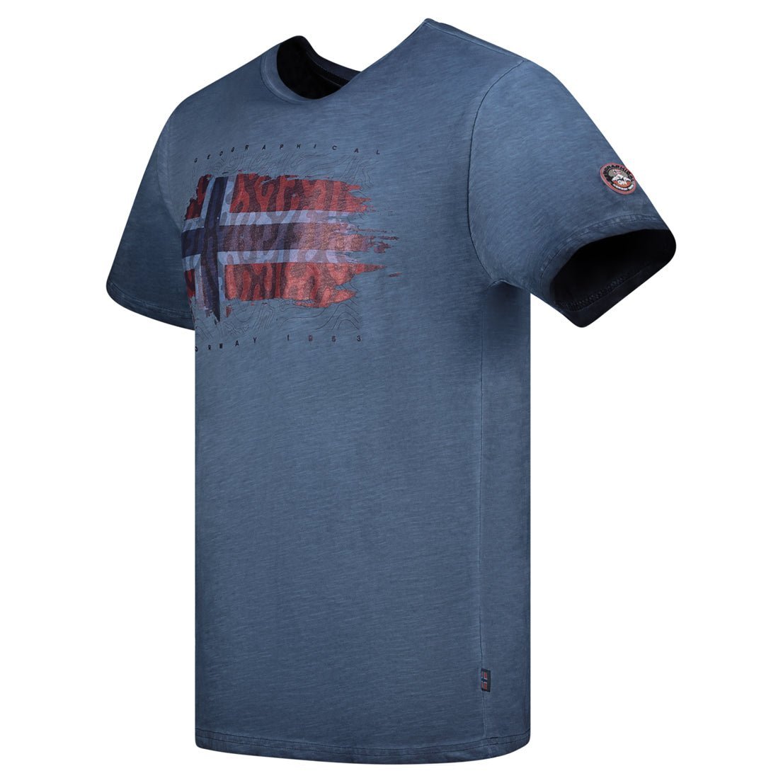 Geographical Norway JOPOGRAPHE - T-Shirt Man Manches Courtes avec Drapeau - Geographical Norway JOPOGRAPH_MEN_CORAIL_SDB-JOPOGRAPH_MEN_BLANC_SDB-JOPOGRAPH_MEN_CORAIL_M_SDB-JOPOGRAPH_MEN_BLANC_M_SDB-JOPOGRAPH_MEN_CORAIL_L_SDB-JOPOGRAPH_MEN_BLANC_L_SDB-JOPOGRAPH_MEN_CORAIL_XL_SDB-JOPOGRAPH_MEN_BLANC_XL_SDB-JOPOGRAPH_MEN_CORAIL_XXL_SDB-JOPOGRAPH_MEN_BLANC_XXL_SDB