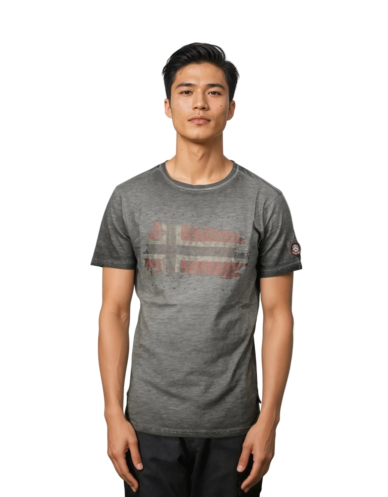 Geographical Norway JOPOGRAPHE - T-Shirt Man Manches Courtes avec Drapeau - Geographical Norway JOPOGRAPH_MEN_CORAIL_SDB-JOPOGRAPH_MEN_BLANC_SDB-JOPOGRAPH_MEN_CORAIL_M_SDB-JOPOGRAPH_MEN_BLANC_M_SDB-JOPOGRAPH_MEN_CORAIL_L_SDB-JOPOGRAPH_MEN_BLANC_L_SDB-JOPOGRAPH_MEN_CORAIL_XL_SDB-JOPOGRAPH_MEN_BLANC_XL_SDB-JOPOGRAPH_MEN_CORAIL_XXL_SDB-JOPOGRAPH_MEN_BLANC_XXL_SDB