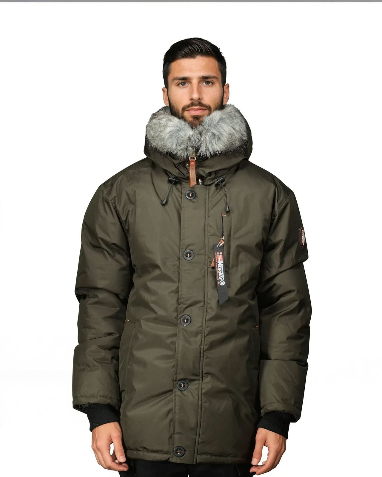 Geographical Norway Darwin Homme - Parka avec Capuche et Fourrure - Geographical Norway DARWIN_MEN_NOIR_S_SDB-DARWIN_MEN_NOIR_M_SDB-DARWIN_MEN_NOIR_L_SDB-DARWIN_MEN_NOIR_XL_SDB-DARWIN_MEN_NOIR_XXL_SDB-DARWIN_MEN_NOIR_3XL_SDB-DARWIN_MEN_KAKI_S_SDB-DARWIN_MEN_KAKI_M_SDB-DARWIN_MEN_KAKI_L_SDB-DARWIN_MEN_KAKI_XL_SDB