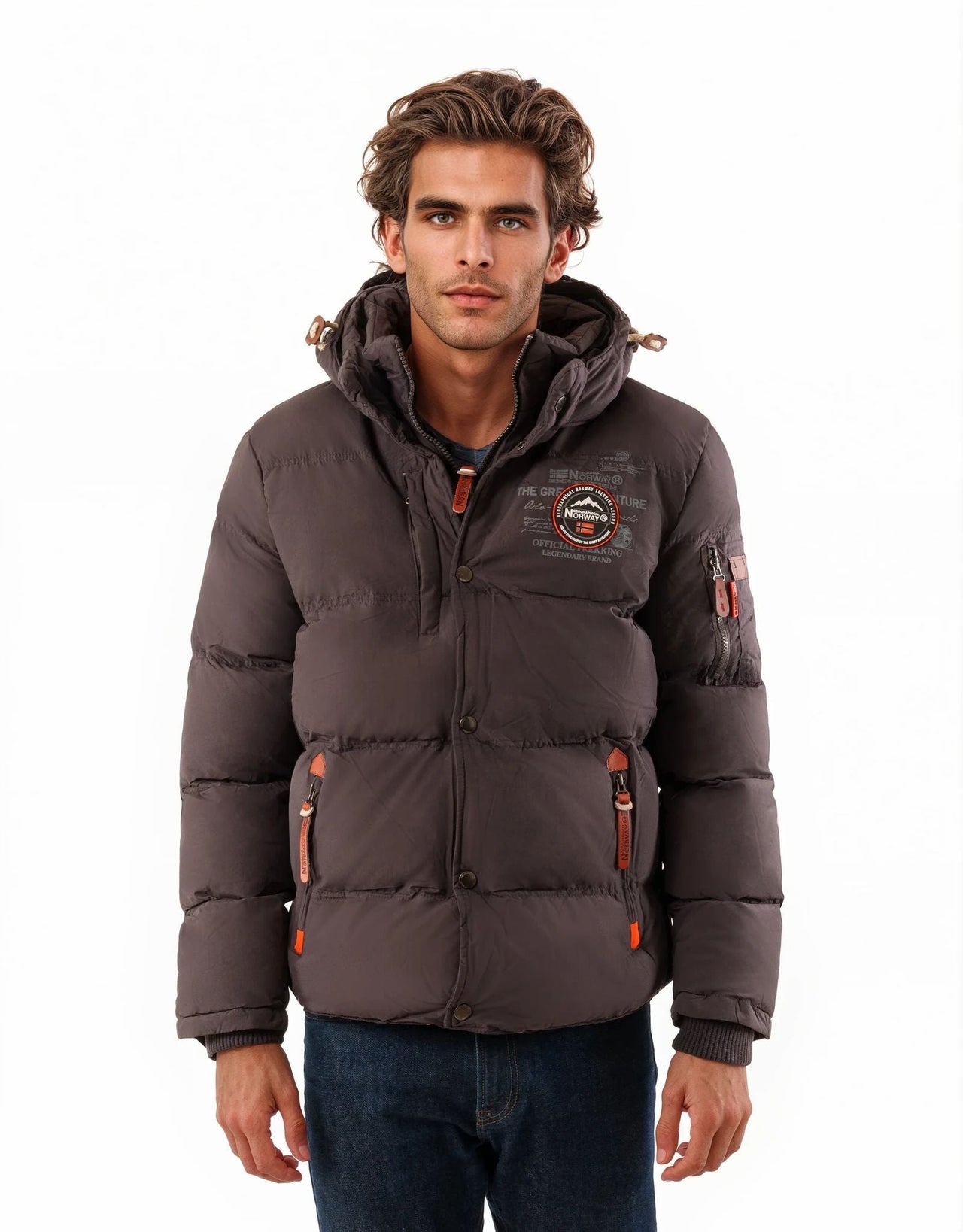 Geographical Norway Verveine Homme - Quilted Puffer jacket - Geographical Norway VERVEINE_MEN_GRIS_FONCE_SDB-VERVEINE_MEN_GRIS_FONCE_M_SDB-VERVEINE_MEN_GRIS_FONCE_L_SDB-VERVEINE_MEN_GRIS_FONCE_XL_SDB-VERVEINE_MEN_GRIS_FONCE_XXL_SDB-VERVEINE_MEN_GRIS_FONCE_3XL_SDB-VERVEINE_MEN_GRIS_FONCE_4XL_SDB-VERVEINE_MEN_GRIS_FONCE_5XL_SDB-VERVEINE_MEN_GRIS_FONCE_6XL_SDB-VERVEINE_MEN_GRIS_FONCE_7XL_SDB