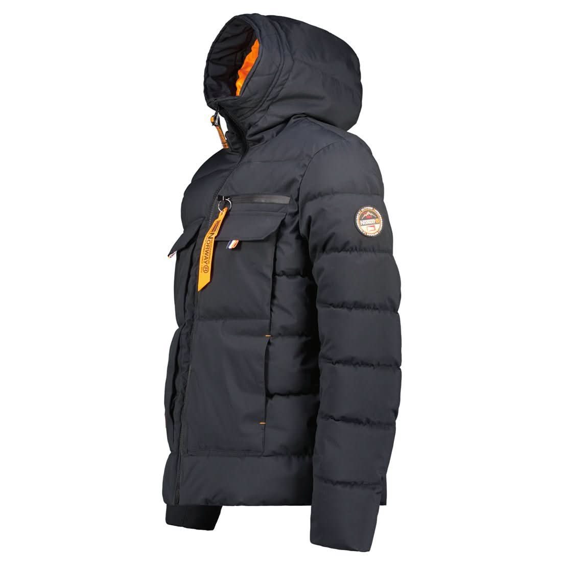 Geographical Norway Dosiba Homme - Parka Kapuze Taschen Badge Ärmel Zip - Geographical Norway DOSIBA_MEN_KAKI_S_SDB-DOSIBA_MEN_KAKI_M_SDB-DOSIBA_MEN_KAKI_L_SDB-.DOSIBA_MEN_KAKI_XL_SDB-DOSIBA_MEN_KAKI_XXL_SDB-DOSIBA_MEN_KAKI_3XL_SDB-DOSIBA_MEN_NOIR_S_SDB-DOSIBA_MEN_NOIR_M_SDB-DOSIBA_MEN_NOIR_L_SDB-DOSIBA_MEN_NOIR_XL_SDB