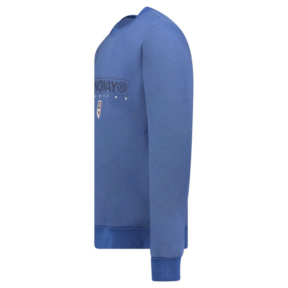 Geographical Norway Gotrun - Sweat Homme Passe-Tête avec Impressions sur le Devant - Geographical Norway GOTRUN_MEN_BLEU_S_SDB-GOTRUN_MEN_BLEU_M_SDB-GOTRUN_MEN_BLEU_L_SDB-GOTRUN_MEN_BLEU_XL_SDB-GOTRUN_MEN_BLEU_XXL_SDB-GOTRUN_MEN_BLEU_3XL_SDB-GOTRUN_MEN_MARINE_S_SDB-GOTRUN_MEN_MARINE_M_SDB-GOTRUN_MEN_MARINE_L_SDB-GOTRUN_MEN_MARINE_XL_SDB