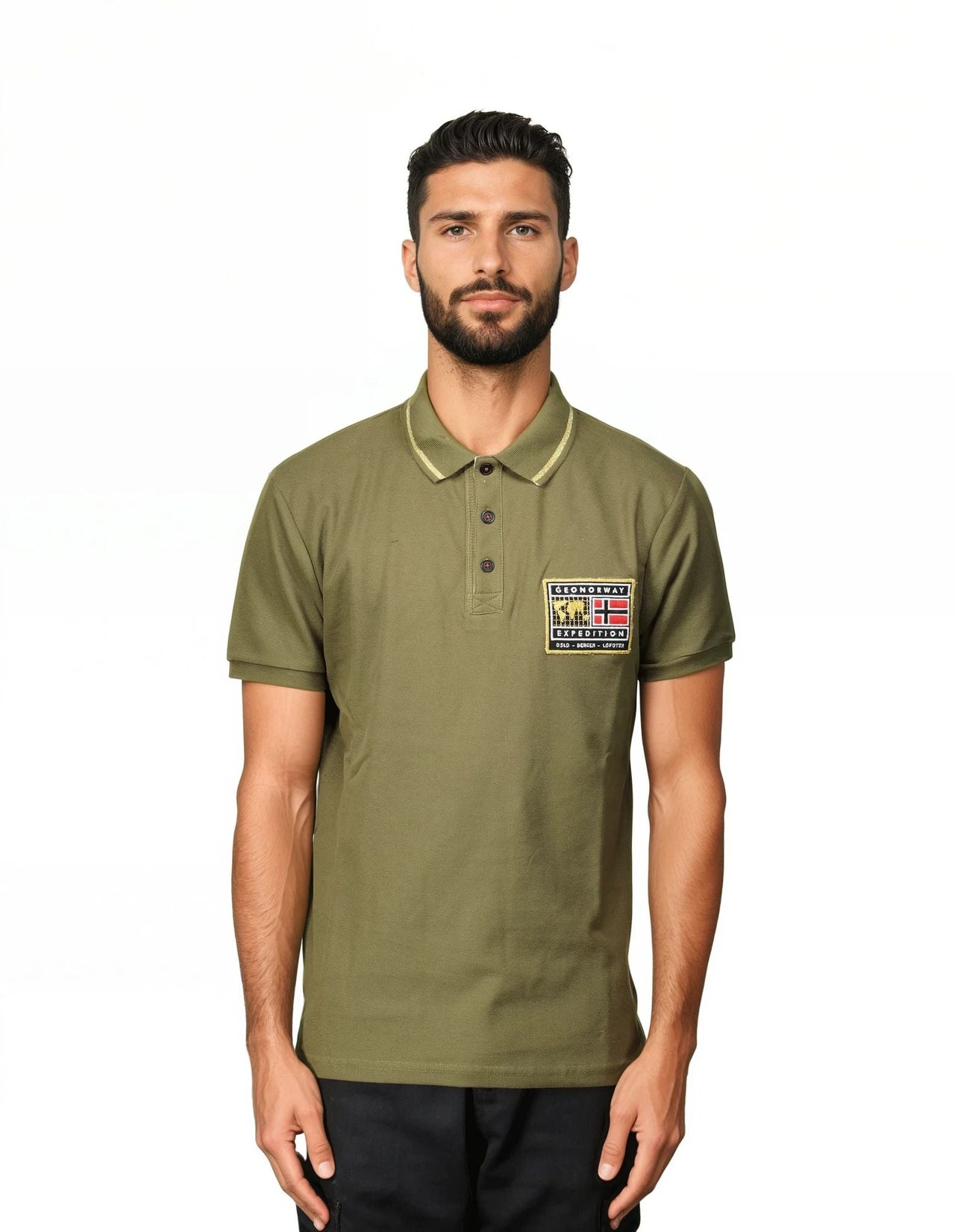 Geographical Norway KARITE Man - Polo Short Sleeve 100% Cotton - Geographical Norway KARITE_MEN_GRIS_CLAIR_SDB-KARITE_MEN_GRIS_CLAIR_M_SDB-KARITE_MEN_GRIS_CLAIR_L_SDB-KARITE_MEN_GRIS_CLAIR_XL_SDB-KARITE_MEN_GRIS_CLAIR_XXL_SDB-KARITE_MEN_GRIS_CLAIR_3XL_SDB-KARITE_MEN_KAKI_S_SDB-KARITE_MEN_KAKI_M_SDB-KARITE_MEN_KAKI_L_SDB-KARITE_MEN_KAKI_XL_SDB