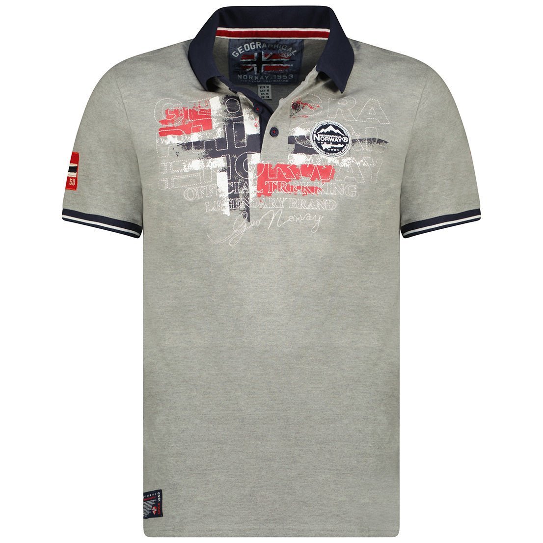 Geographical Norway Kutta Homme - Polo à manches courtes - Geographical Norway KUTTA_MEN_GRIS_CLAIR_S_SDB-KUTTA_MEN_GRIS_CLAIR_M_SDB-KUTTA_MEN_GRIS_CLAIR_L_SDB-KUTTA_MEN_GRIS_CLAIR_XL_SDB-KUTTA_MEN_GRIS_CLAIR_XXL_SDB-KUTTA_MEN_GRIS_CLAIR_3XL_SDB-KUTTA_MEN_MARINE_S_SDB-KUTTA_MEN_MARINE_M_SDB-KUTTA_MEN_MARINE_L_SDB-KUTTA_MEN_MARINE_XL_SDB