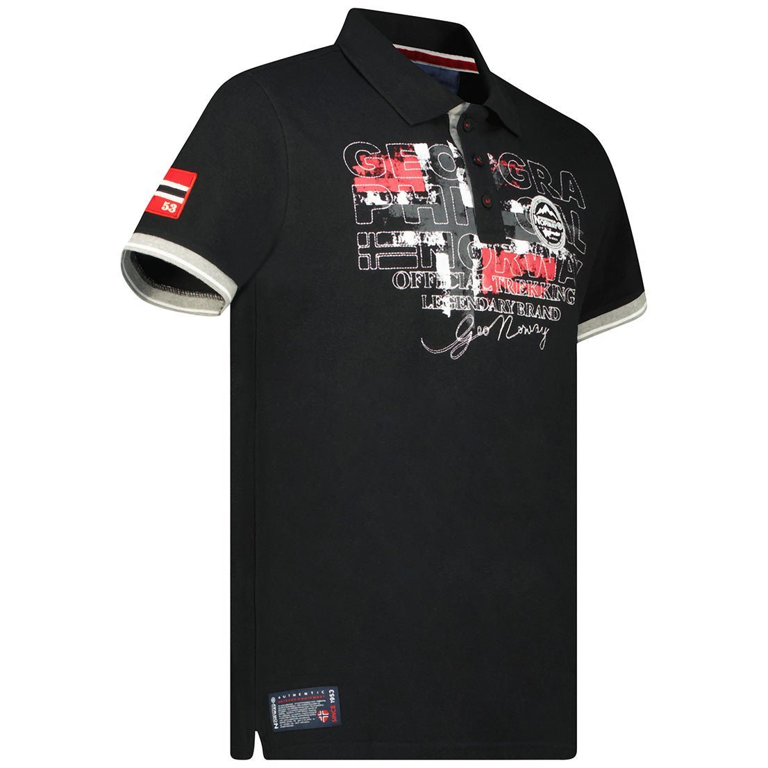 Geographical Norway Kutta Homme - Short-sleeved polo shirt - Geographical Norway KUTTA_MEN_GRIS_CLAIR_S_SDB-KUTTA_MEN_GRIS_CLAIR_M_SDB-KUTTA_MEN_GRIS_CLAIR_L_SDB-KUTTA_MEN_GRIS_CLAIR_XL_SDB-KUTTA_MEN_GRIS_CLAIR_XXL_SDB-KUTTA_MEN_GRIS_CLAIR_3XL_SDB-KUTTA_MEN_MARINE_S_SDB-KUTTA_MEN_MARINE_M_SDB-KUTTA_MEN_MARINE_L_SDB-KUTTA_MEN_MARINE_XL_SDB
