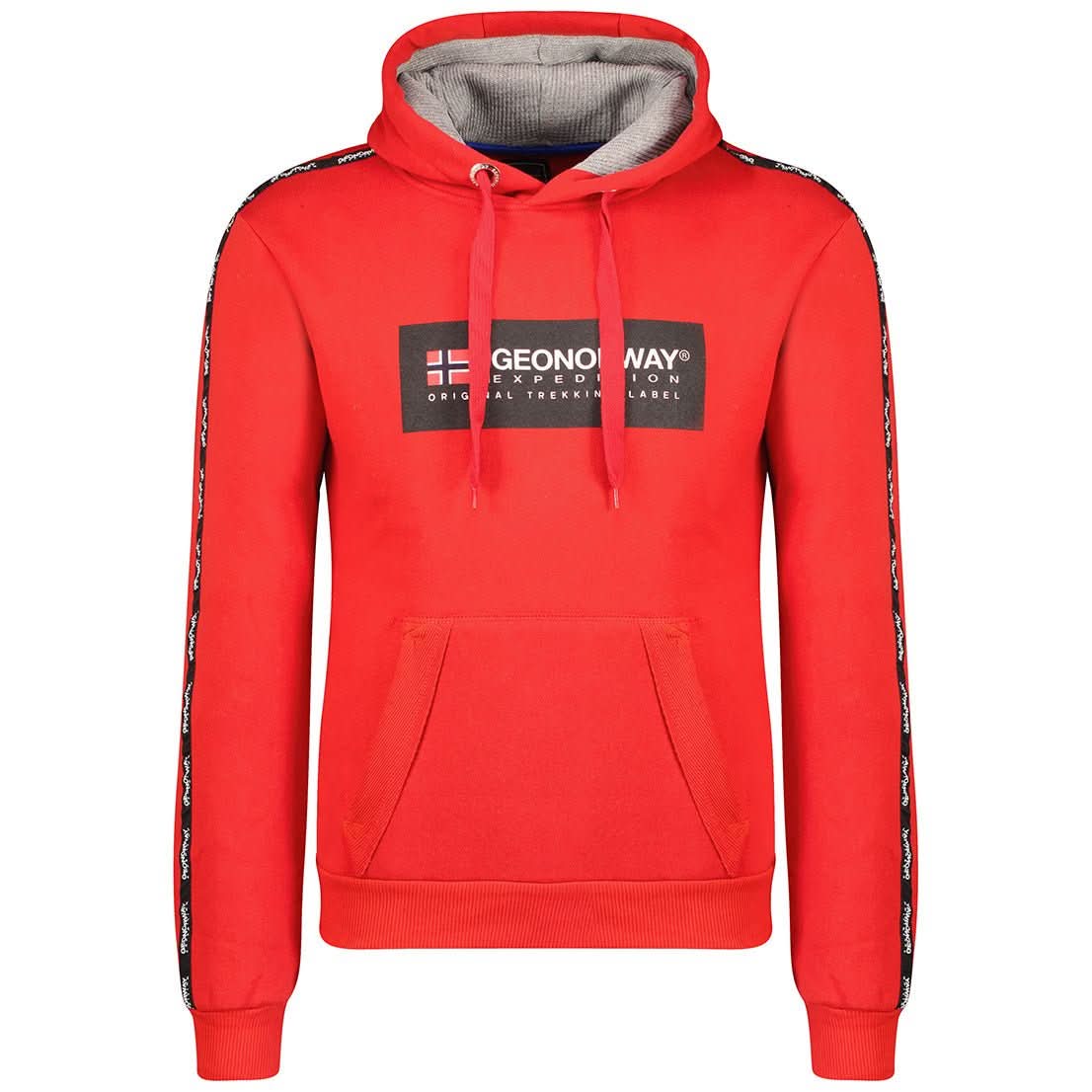 Geographical Norway Gathlete Homme - Sweat à Capuche - Geographical Norway GATHLETE_MEN_MARINE_S_SDB-GATHLETE_MEN_GRIS_CLAIR_S_SDB-GATHLETE_MEN_ROUGE_M_SDB-GATHLETE_MEN_NOIR_S_SDB-GATHLETE_MEN_MARINE_M_SDB-GATHLETE_MEN_ROUGE_L_SDB-GATHLETE_MEN_GRIS_CLAIR_M_SDB-GATHLETE_MEN_NOIR_M_SDB-GATHLETE_MEN_MARINE_L_SDB-GATHLETE_MEN_ROUGE_XL_SDB