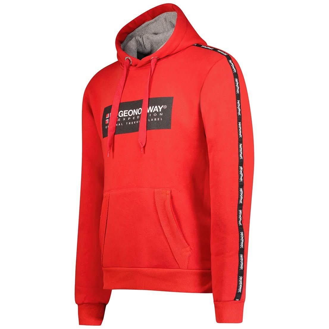 Geographical Norway Gathlete Homme - Sweat à Capuche - Geographical Norway GATHLETE_MEN_MARINE_S_SDB-GATHLETE_MEN_GRIS_CLAIR_S_SDB-GATHLETE_MEN_ROUGE_M_SDB-GATHLETE_MEN_NOIR_S_SDB-GATHLETE_MEN_MARINE_M_SDB-GATHLETE_MEN_ROUGE_L_SDB-GATHLETE_MEN_GRIS_CLAIR_M_SDB-GATHLETE_MEN_NOIR_M_SDB-GATHLETE_MEN_MARINE_L_SDB-GATHLETE_MEN_ROUGE_XL_SDB