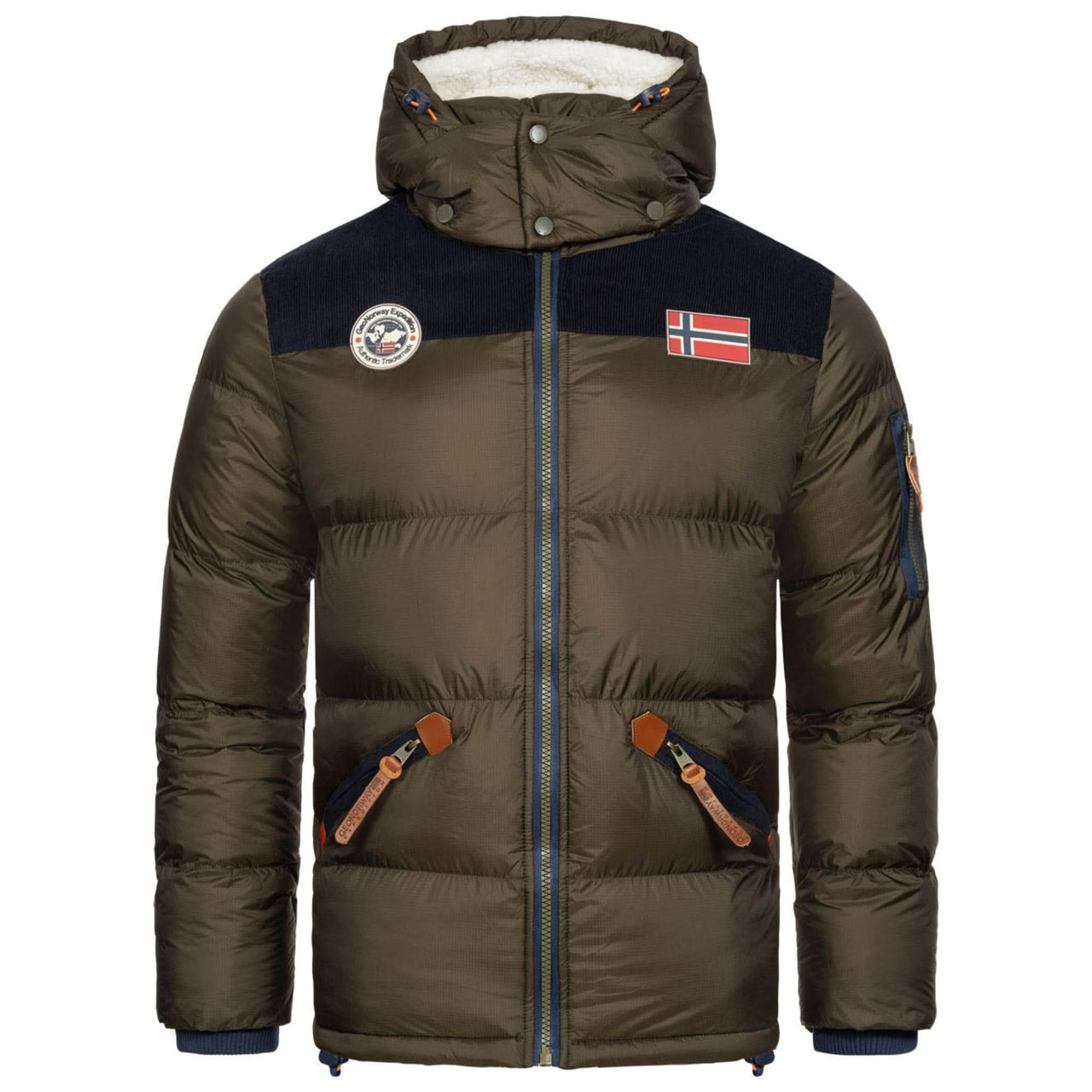 Geographical Norway Celian Homme - Quilted Puffer jacket - Geographical Norway CELIAN_MEN_KAKI_S_SDB-CELIAN_MEN_KAKI_M_SDB-CELIAN_MEN_KAKI_L_SDB-CELIAN_MEN_KAKI_XL_SDB-CELIAN_MEN_KAKI_XXL_SDB-CELIAN_MEN_KAKI_3XL_SDB-CELIAN_MEN_MARINE_S_SDB-CELIAN_MEN_MARINE_M_SDB-CELIAN_MEN_MARINE_L_SDB-CELIAN_MEN_MARINE_XL_SDB