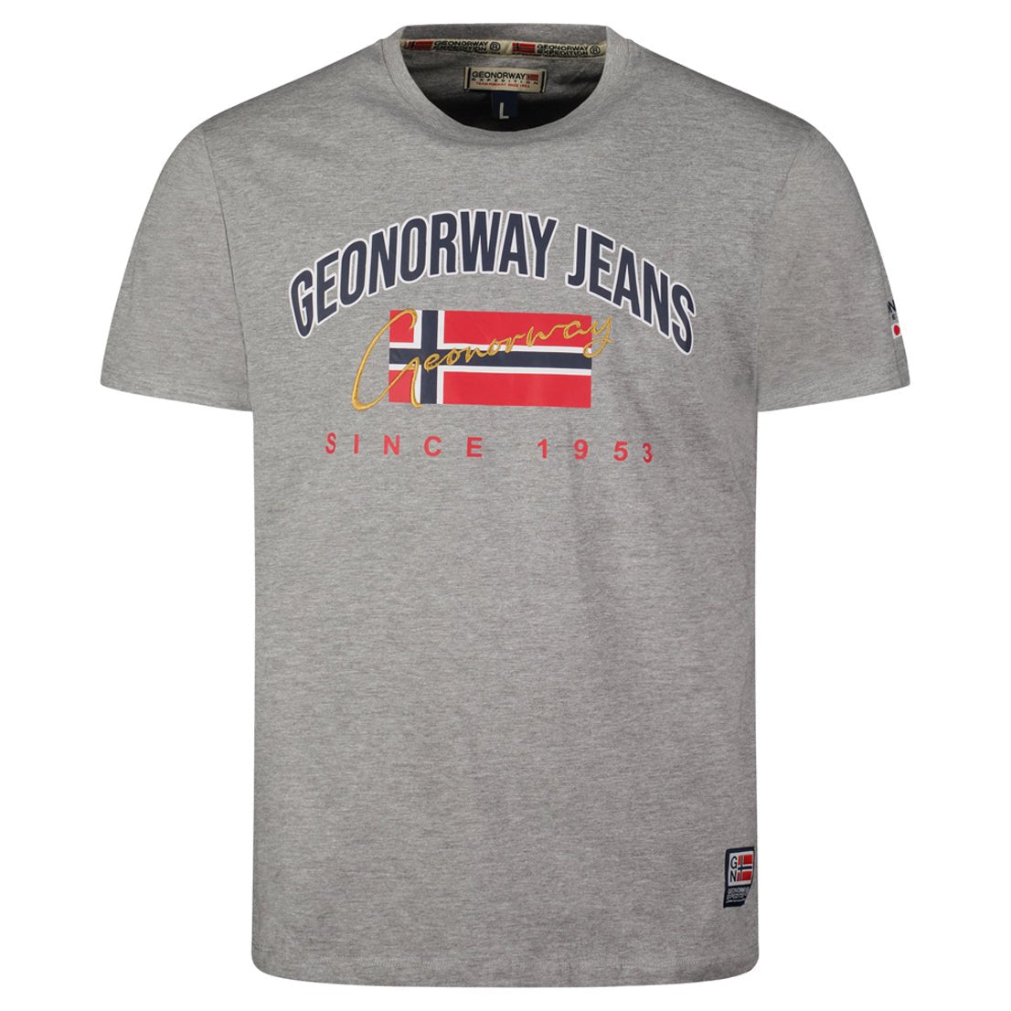 Geographical Norway Jhagen - T-shirt Homme Manches Courtes - Geographical Norway JHAGEN_MEN_GRIS_CLAIR_M_SDB-JHAGEN_MEN_MARINE_M_SDB-JHAGEN_MEN_BLANC_M_SDB-JHAGEN_MEN_GRIS_CLAIR_L_SDB-JHAGEN_MEN_MARINE_L_SDB-JHAGEN_MEN_BLANC_L_SDB-JHAGEN_MEN_GRIS_CLAIR_XL_SDB-JHAGEN_MEN_MARINE_XL_SDB-JHAGEN_MEN_BLANC_XL_SDB-JHAGEN_MEN_GRIS_CLAIR_XXL_SDB