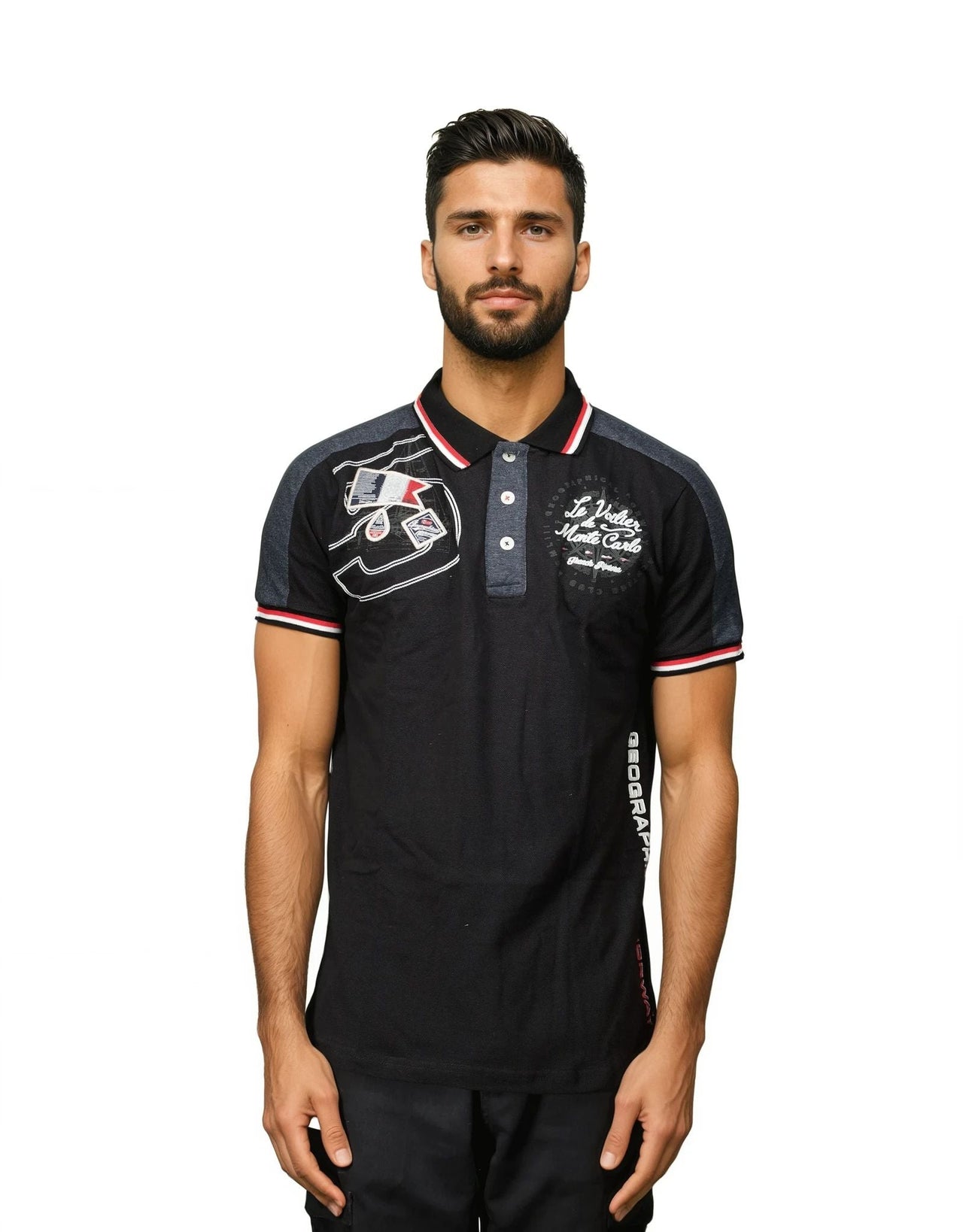 Geographical Norway Kalvin Men - Short-sleeved polo shirt - Geographical Norway KALVIN_MEN_NOIR_MDB-KALVIN_MEN_MARINE_M_SDB-KALVIN_MEN_BLANC_M_SDB-KALVIN_MEN_NOIR_L_SDB-KALVIN_MEN_MARINE_L_SDB-KALVIN_MEN_BLANC_L_SDB-KALVIN_MEN_NOIR_XL_SDB-KALVIN_MEN_MARINE_XL_SDB-KALVIN_MEN_BLANC_XL_SDB-KALVIN_MEN_NOIR_XXL_SDB
