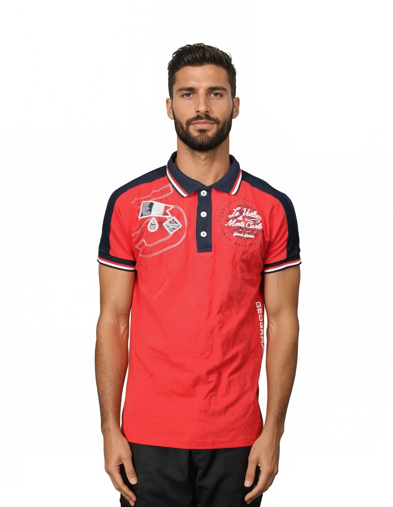 Geographical Norway Kalvin Men - Short-sleeved polo shirt - Geographical Norway KALVIN_MEN_NOIR_MDB-KALVIN_MEN_MARINE_M_SDB-KALVIN_MEN_BLANC_M_SDB-KALVIN_MEN_NOIR_L_SDB-KALVIN_MEN_MARINE_L_SDB-KALVIN_MEN_BLANC_L_SDB-KALVIN_MEN_NOIR_XL_SDB-KALVIN_MEN_MARINE_XL_SDB-KALVIN_MEN_BLANC_XL_SDB-KALVIN_MEN_NOIR_XXL_SDB