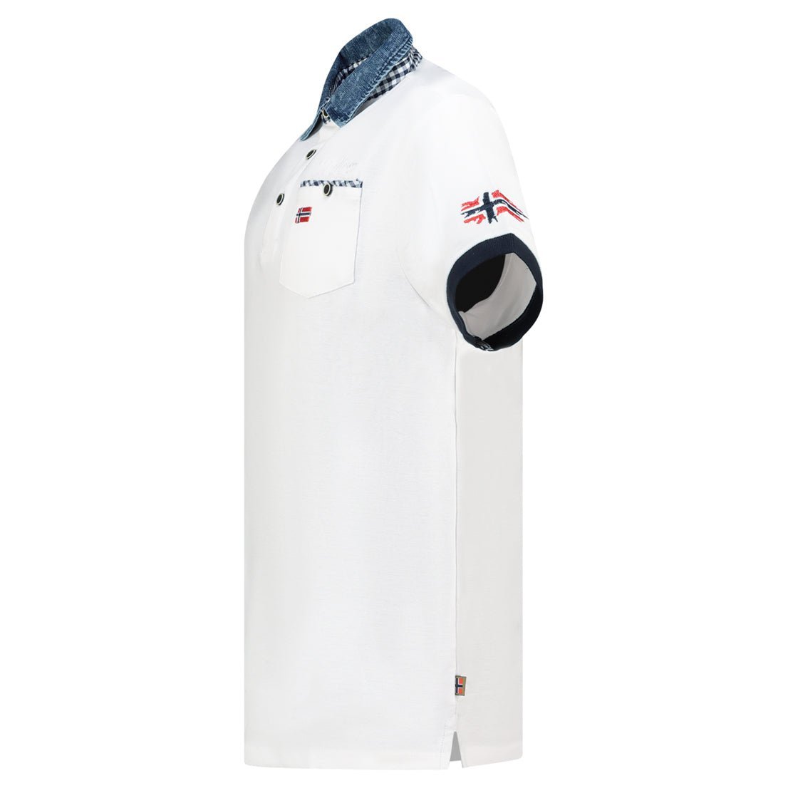 Geographical Norway Kerwin Homme - Polo avec poche, imprimés et détails drapeaux - Geographical Norway KERWIN_MEN_BLANC_CASSE_S_SDB-KERWIN_MEN_NOIR_S_SDB-KERWIN_MEN_MARINE_S_SDB-KERWIN_MEN_GRIS_CLAIR_S_SDB-KERWIN_MEN_BLANC_CASSE_M_SDB-KERWIN_MEN_MARINE_M_SDB-KERWIN_MEN_GRIS_CLAIR_M_SDB-KERWIN_MEN_NOIR_M_SDB-KERWIN_MEN_BLANC_CASSE_L_SDB-KERWIN_MEN_GRIS_CLAIR_L_SDB