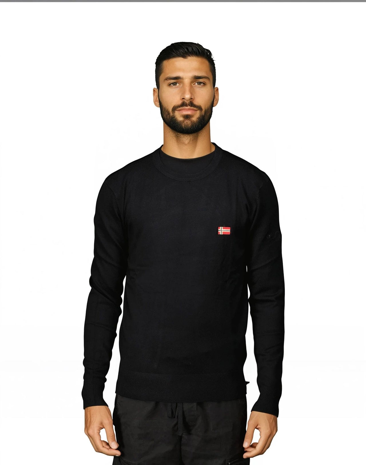 Geographical Norway FERASMO Homme - Pullover mit Rundhalsausschnitt - Geographical Norway FERASMO_MEN_GRIS_FONCE_S_SDB-FERASMO_MEN_OLIVE_S_SDB-FERASMO_MEN_MARINE_S_DB-FERASMO_MEN_NOIR_S_SDB-.FERASMO_MEN_GRAIS_FONCE_M_SDB-FERASMO_MEN_OLIVE_M_SDB-FERASMO_MEN_MARINE_M_SDB-FERASMO_MEN_SCHWARZ_M_SDB-FERASMO_MEN_GRAIS_FONCE_L_SDB-FERASMO_MEN_OLIVE_L_SDB