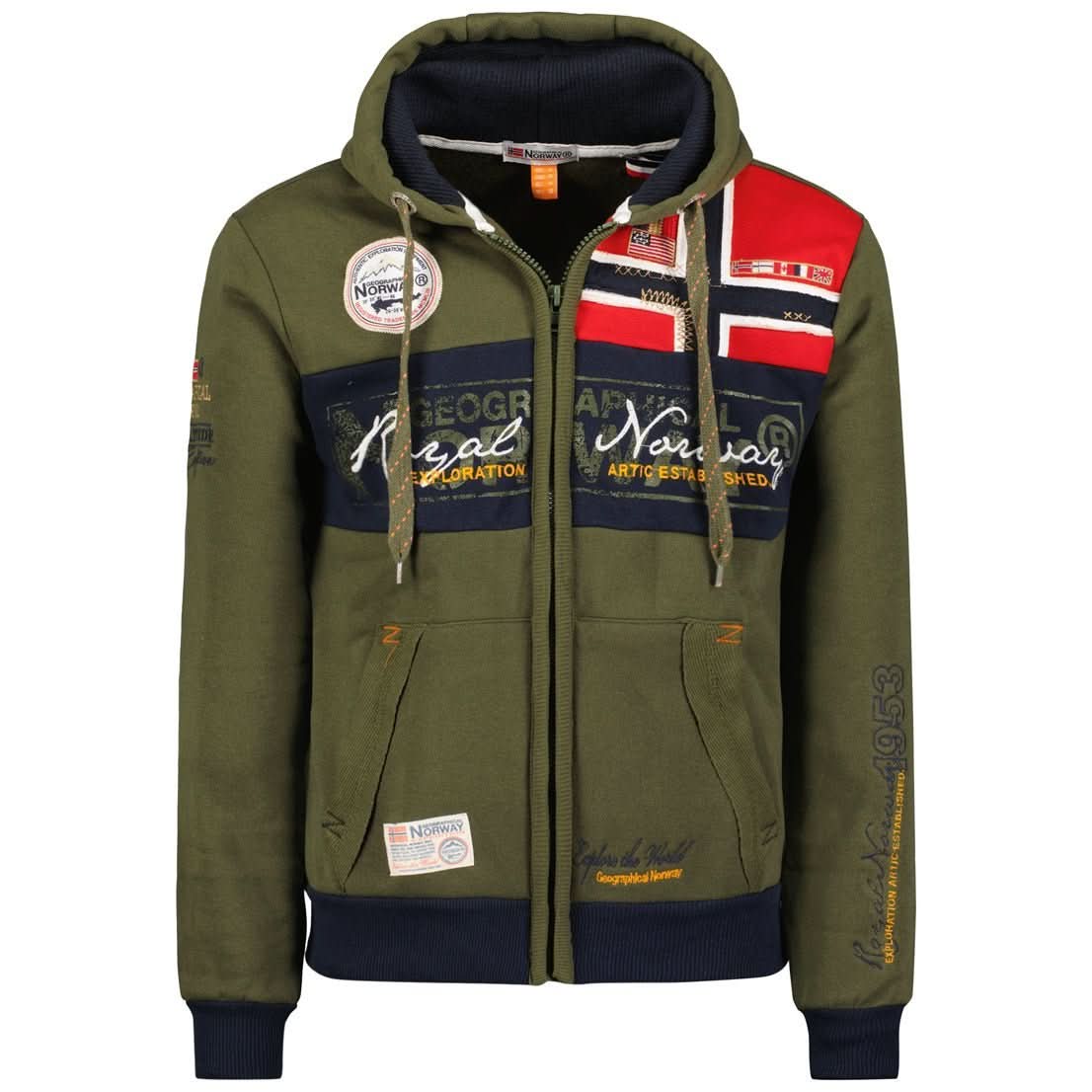 Geographical Norway Flyer Homme - Zip sweatshirt - Geographical Norway FLYER_MEN_GRIS_CLAIR_S_SDB-FLYER_MEN_BLANC_M_SDB-FLYER_MEN_GRIS_CLAIR_M_SDB-FLYER_MEN_BLANC_L_SDB-FLYER_MEN_GRIS_CLAIR_L_SDB-FLYER_MEN_BLANC_XL_SDB-FLYER_MEN_GRIS_CLAIR_XL_SDB-FLYER_MEN_BLANC_XXL_SDB-FLYER_MEN_BLANC_3XL_SDB-FLYER_MEN_GRIS_CLAIR_XXL_SDB